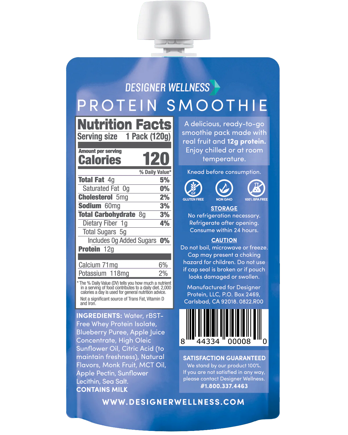 Protein Smoothie - Blueberry Vanilla 12 pack - Image 6