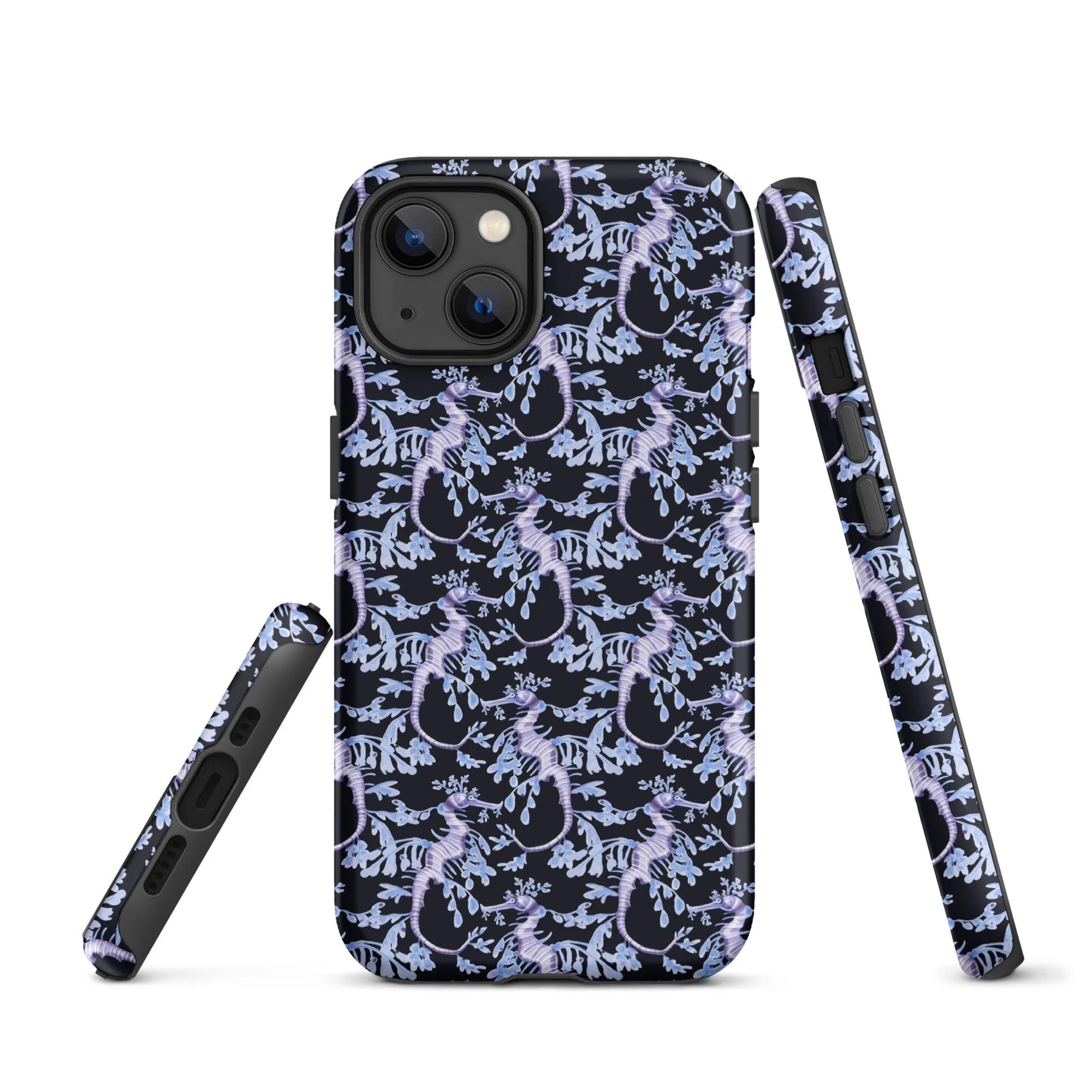 Purple Sea Dragons at Night Tough Case for iPhoneĀ® - Image 11