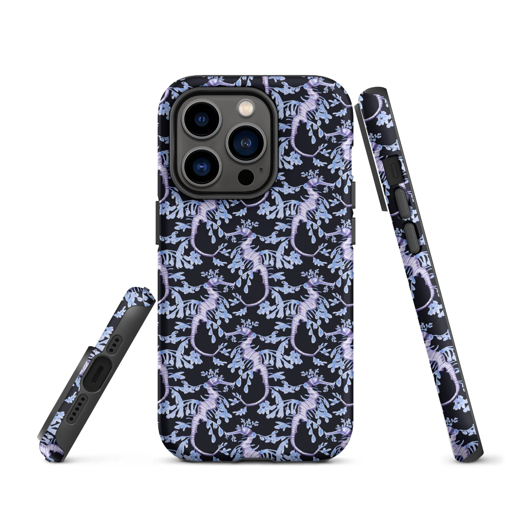 Purple Sea Dragons at Night Tough Case for iPhoneĀ® - Image 16