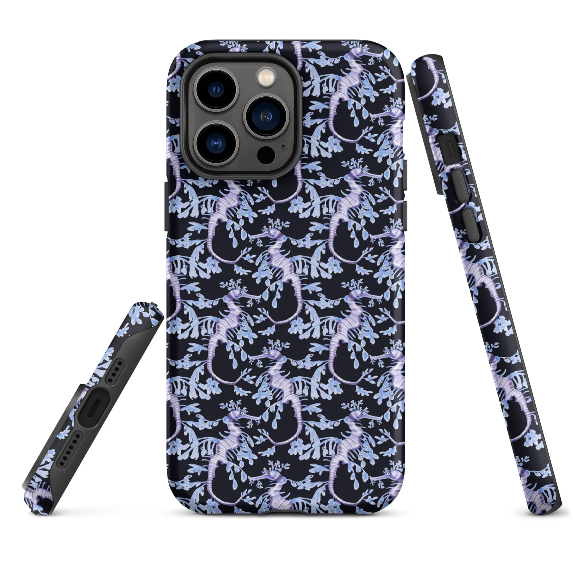 Purple Sea Dragons at Night Tough Case for iPhoneĀ® - Image 17