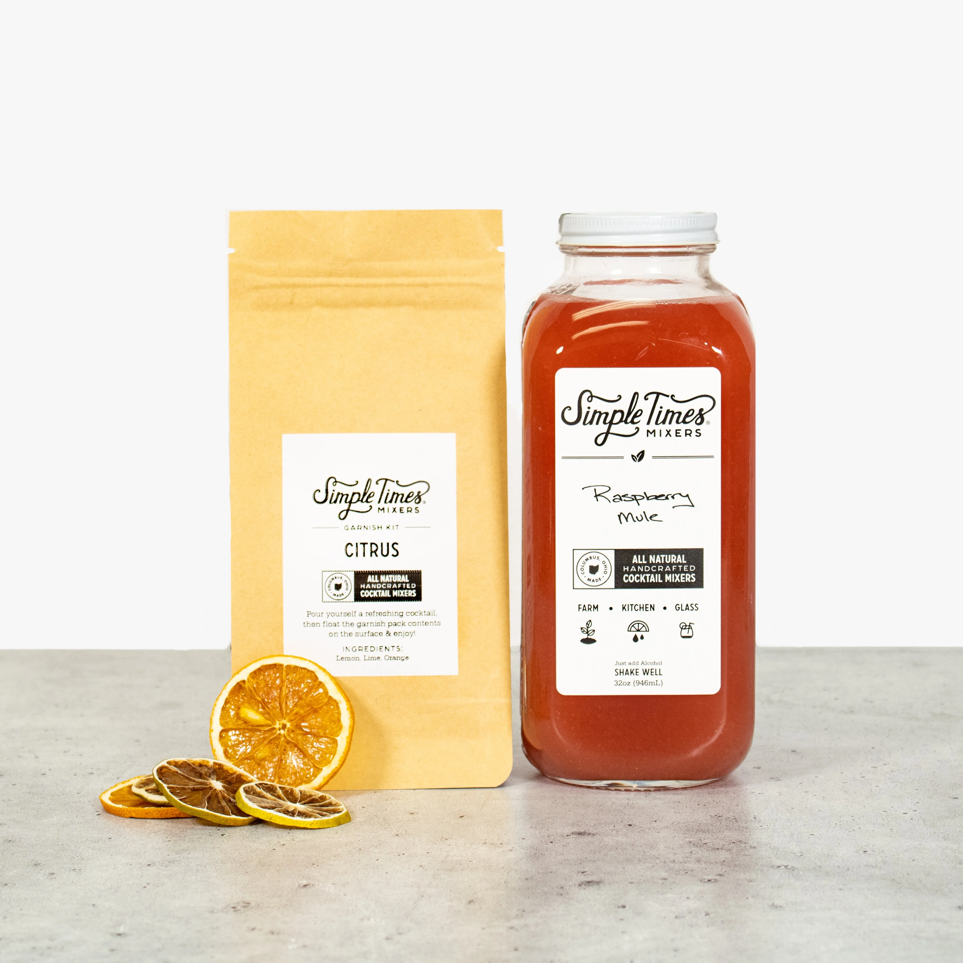 Raspberry Mule + Garnish pack