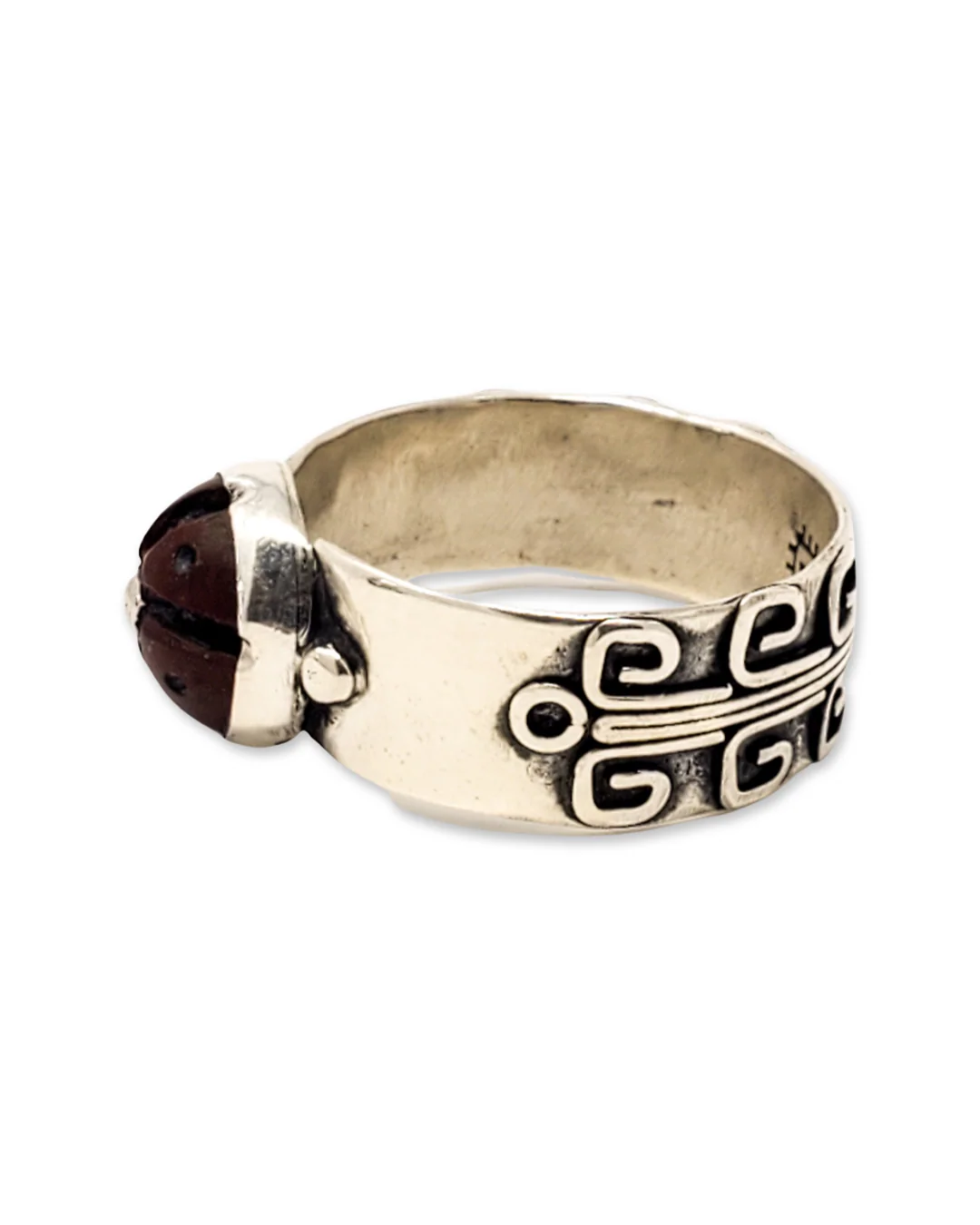 Red Jasper Peyote Ring - Image 5