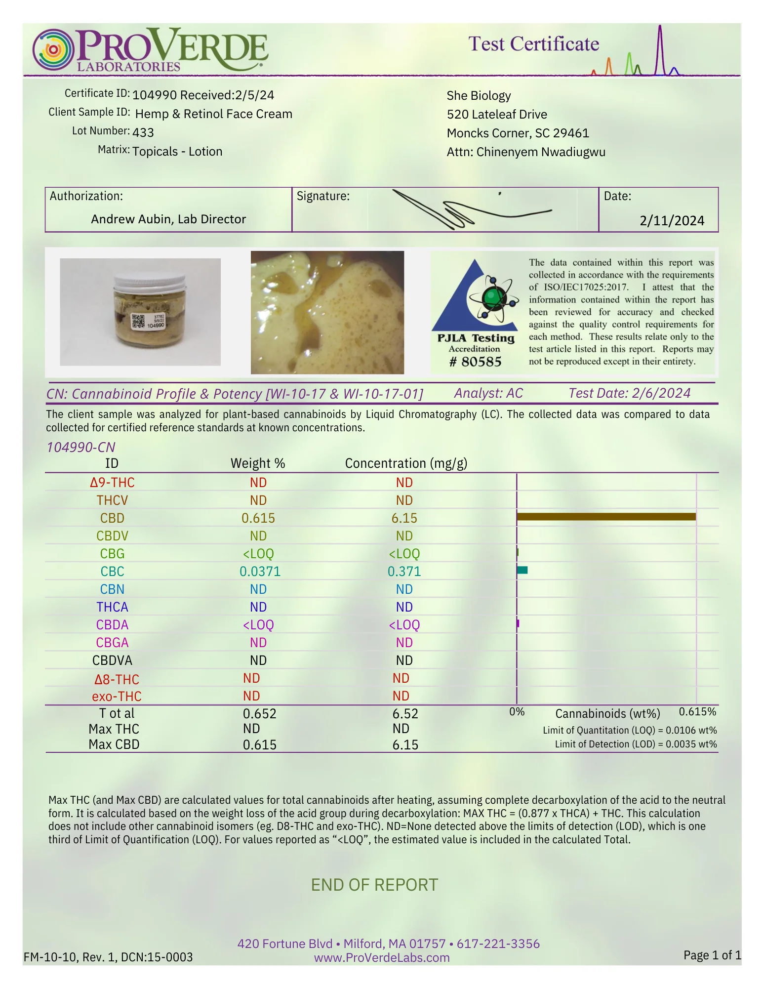 Repair Hemp & Retinol Face Cream - Image 3