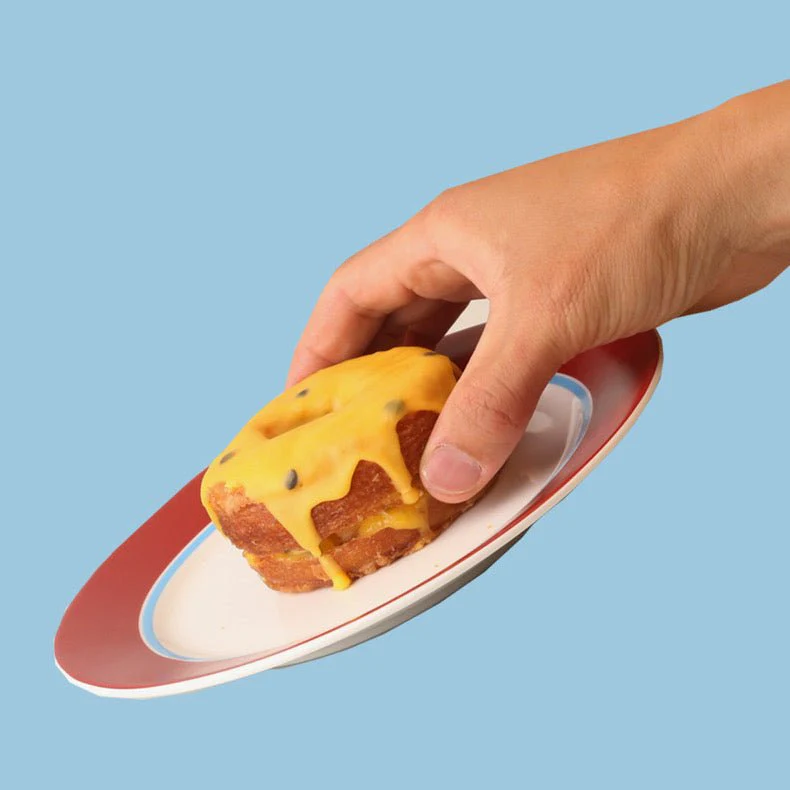 Retro Ceramic Salad Dessert Plate Set of 4 Pcs - Image 3