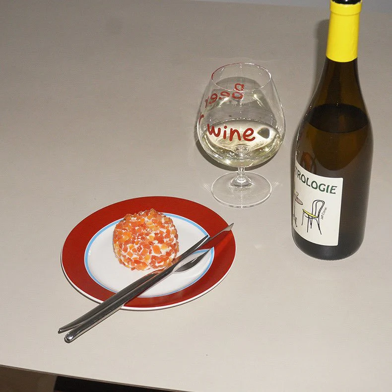 Retro Ceramic Salad Dessert Plate Set of 4 Pcs - Image 4