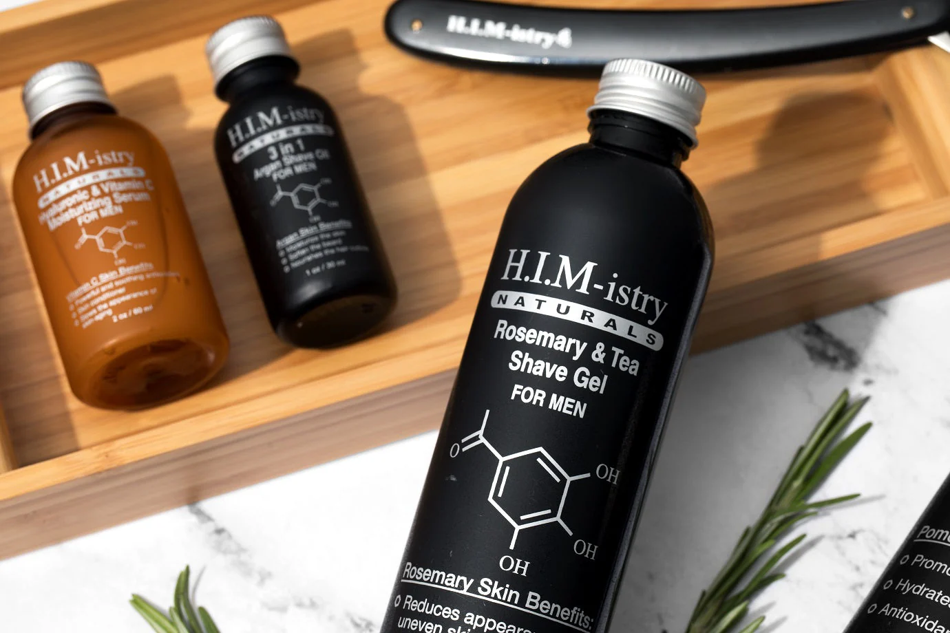 Rosemary & White Tea Shave Gel by HIMistry Naturals - Image 2