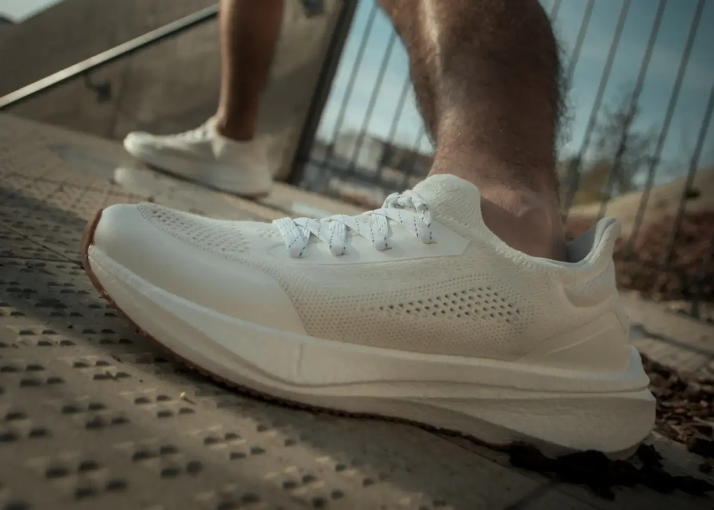 Runners for Men in Pearl White - Image 6