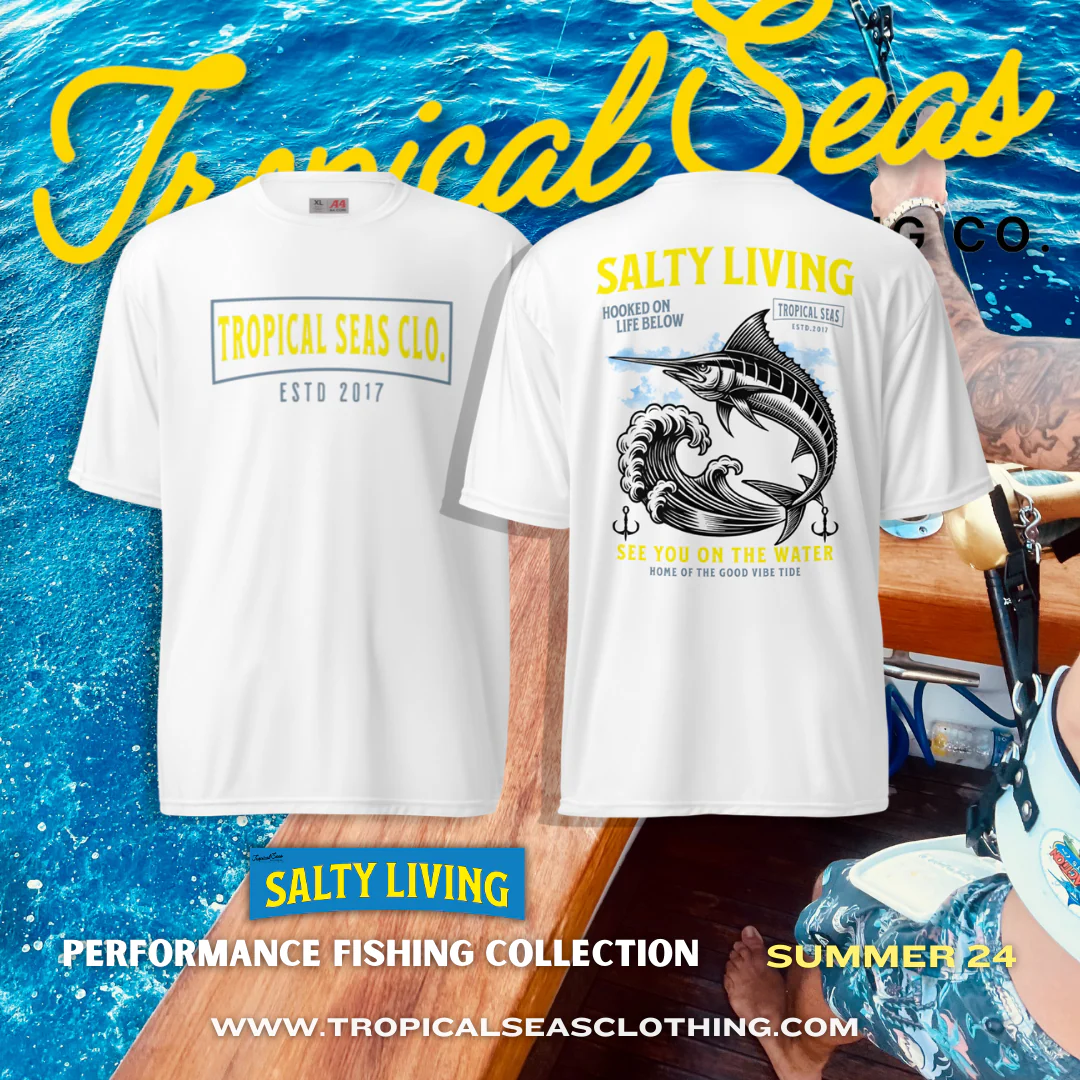 Salty Living Performance Fishing T-shirt - Image 2