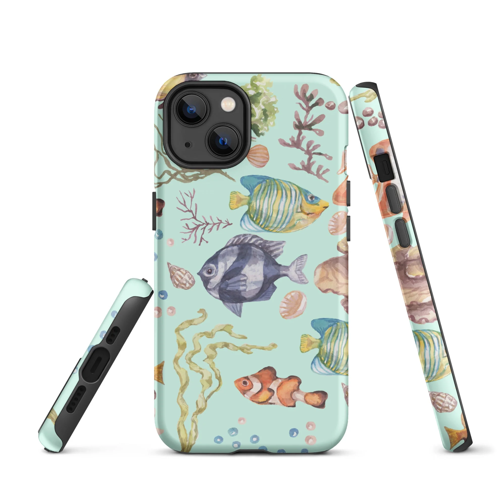 Salty Turquoise Reef Tough Case for iPhoneĀ® - Image 11