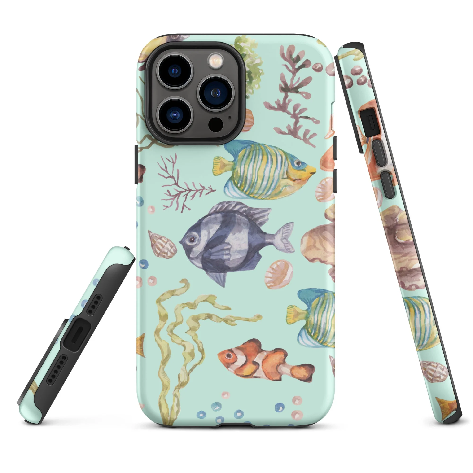 Salty Turquoise Reef Tough Case for iPhoneĀ® - Image 13
