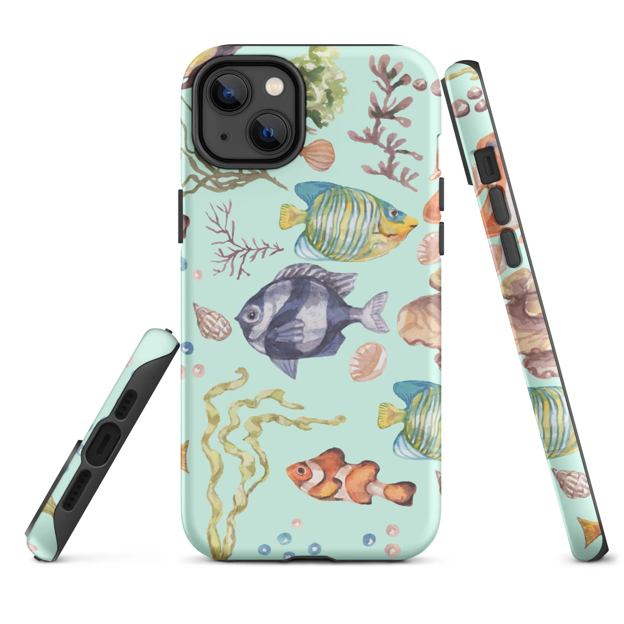 Salty Turquoise Reef Tough Case for iPhoneĀ® - Image 15