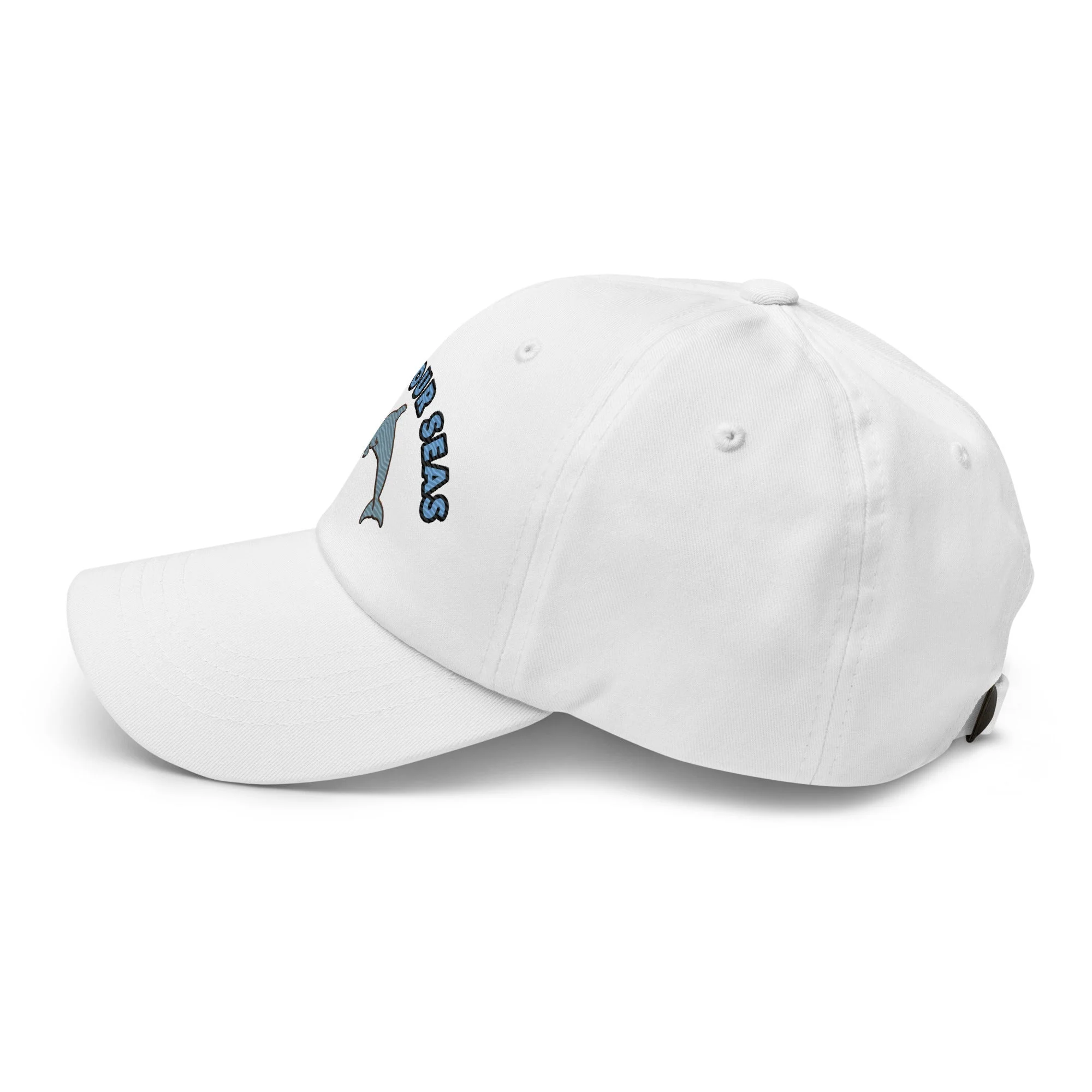 Save Our Seas Dolphin Dad hat: Pulls 4 pounds of ocean plastic! - Image 5