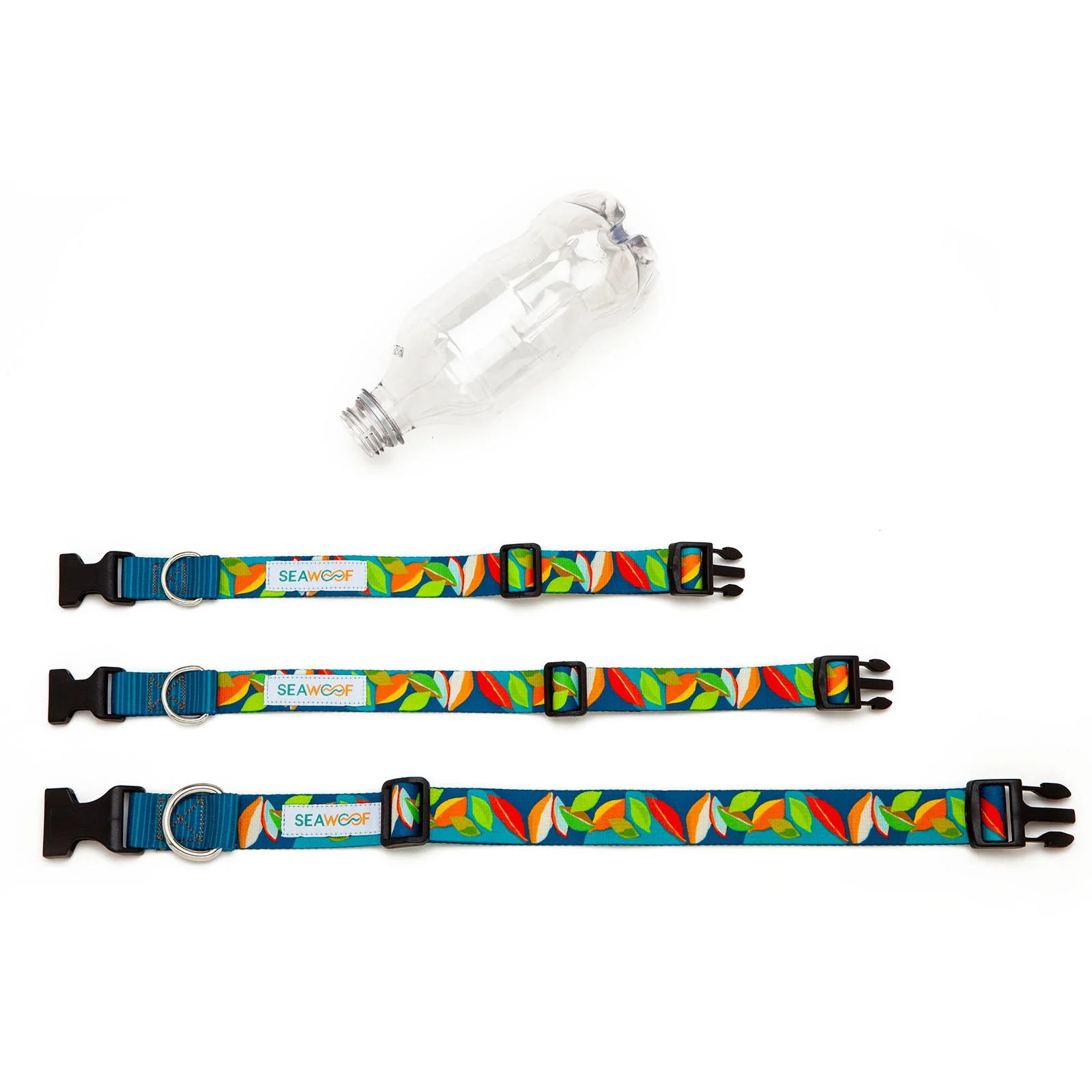 Seawoof Dog Collar Leaf Print - Image 2