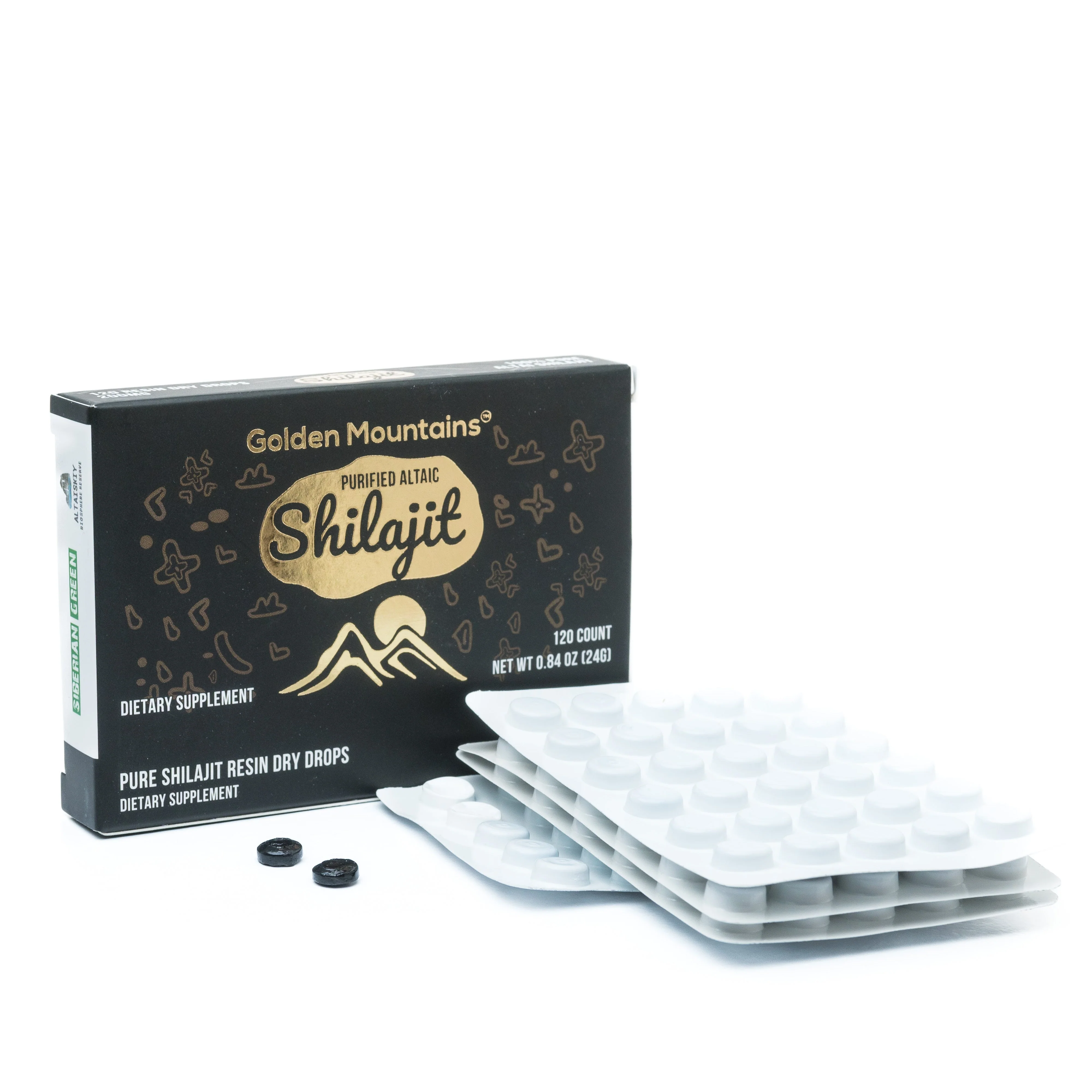 Shilajit 120 Dry Drops: Altai Golden Mountains Shilajit by Siberian Green - Image 6