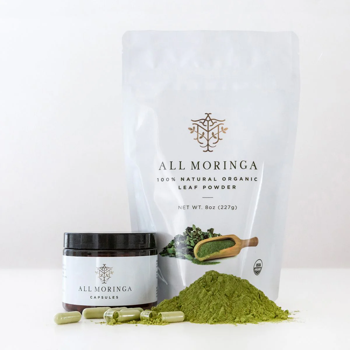 Skincare supplements Moringa Face Cream + Moringa leaf Capsules/Powder | Beautiful Inside and Out - Image 5