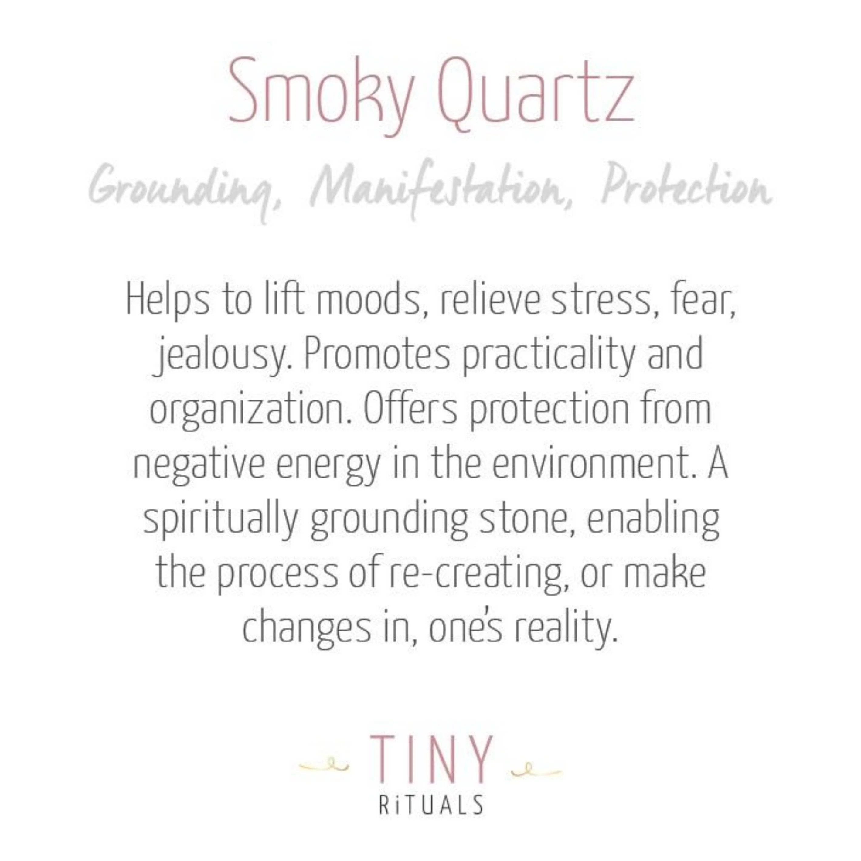 Smoky Quartz Energy Bracelet by Tiny Rituals - Image 3
