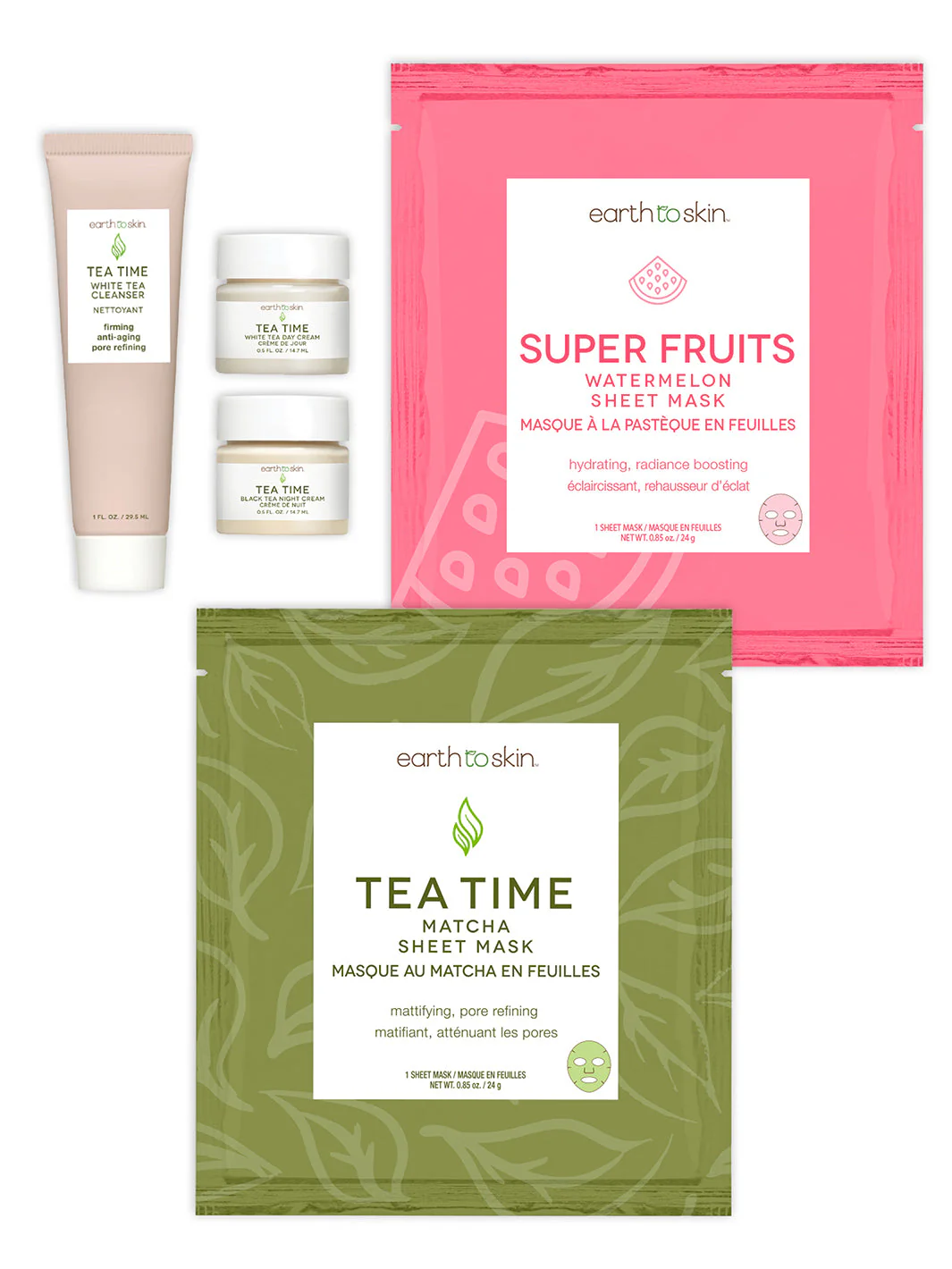 Soothing & Energizing Mask Set by EarthToSkin - Image 3