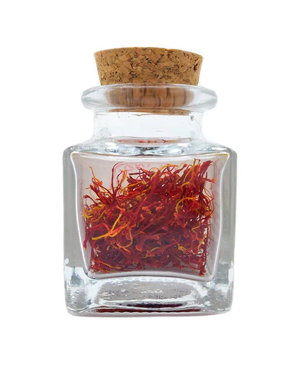La Mancha D.O.P. Spanish Saffron 1g Glass Bottle, Certified Organic - Image 3