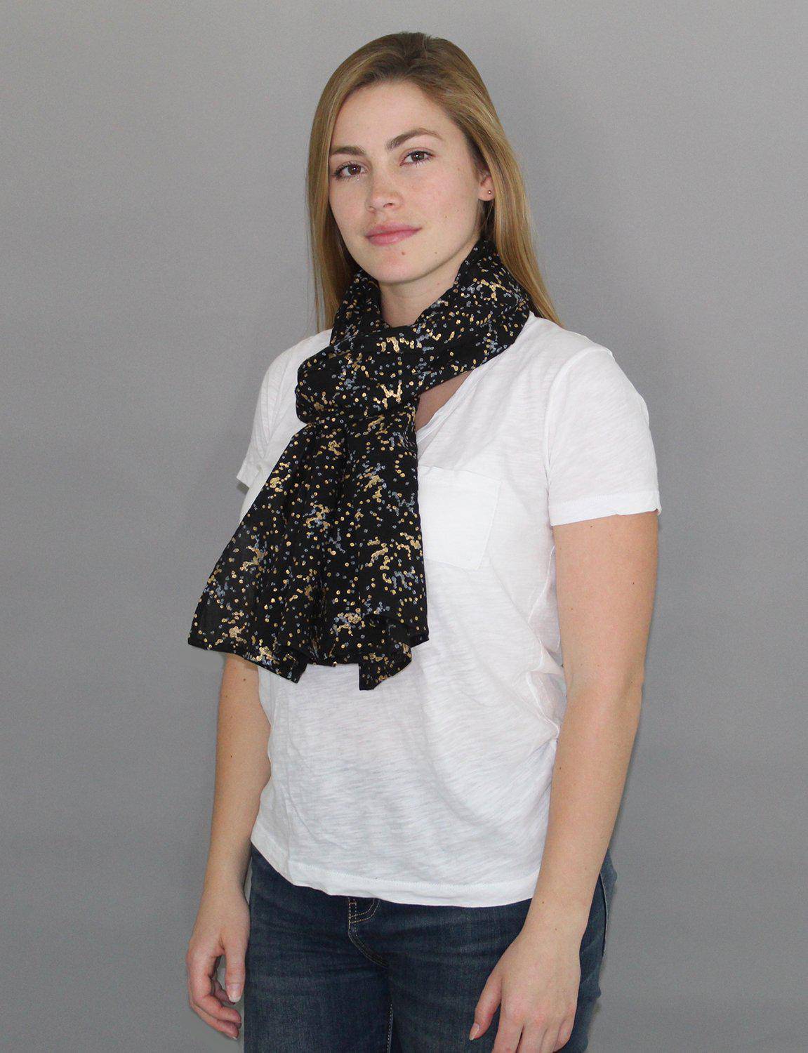 Splatter Dot Scarf - Organic Cotton by Passion Lilie - Image 4