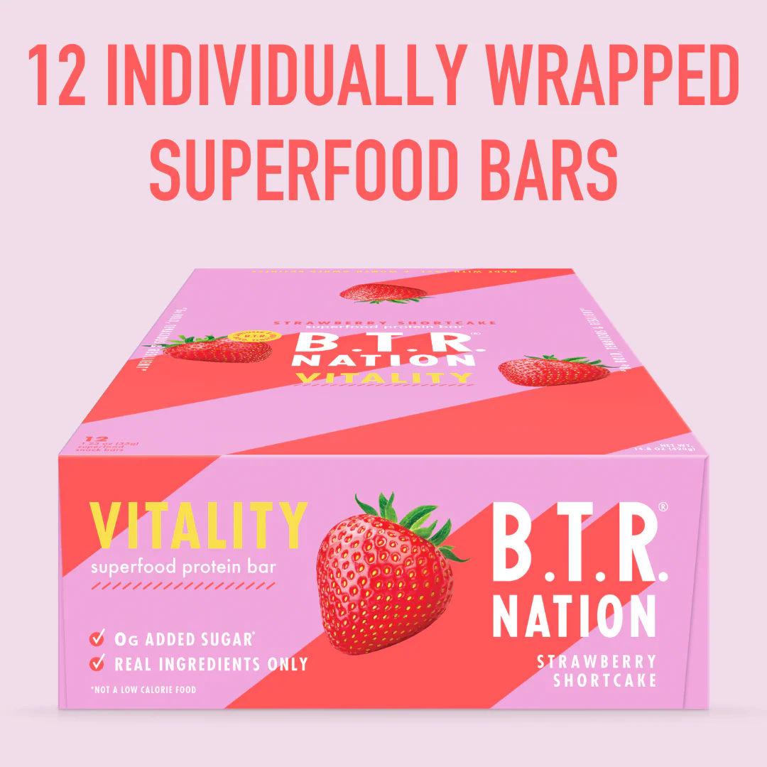 Strawberry Shortcake VITALITY (12 Count ) ๐๐ฐ by B.T.R. Bar - Image 2