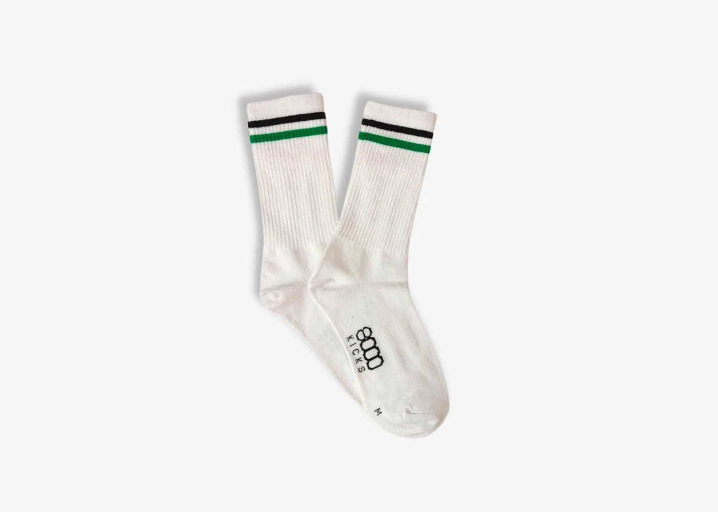 Striped White Socks - Image 2