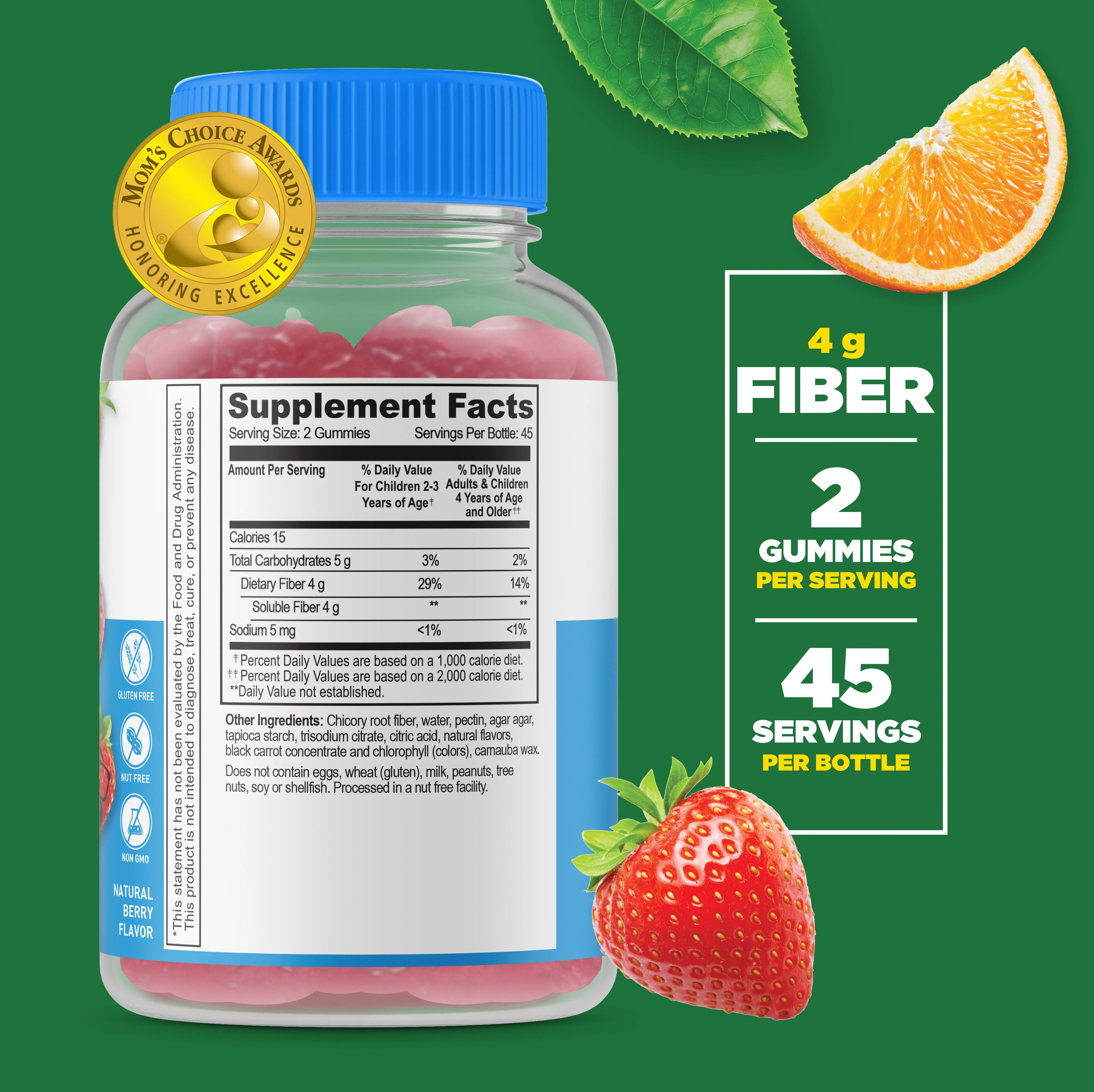 Sugar Free Prebiotic Fiber Gummies for Kids - Image 2