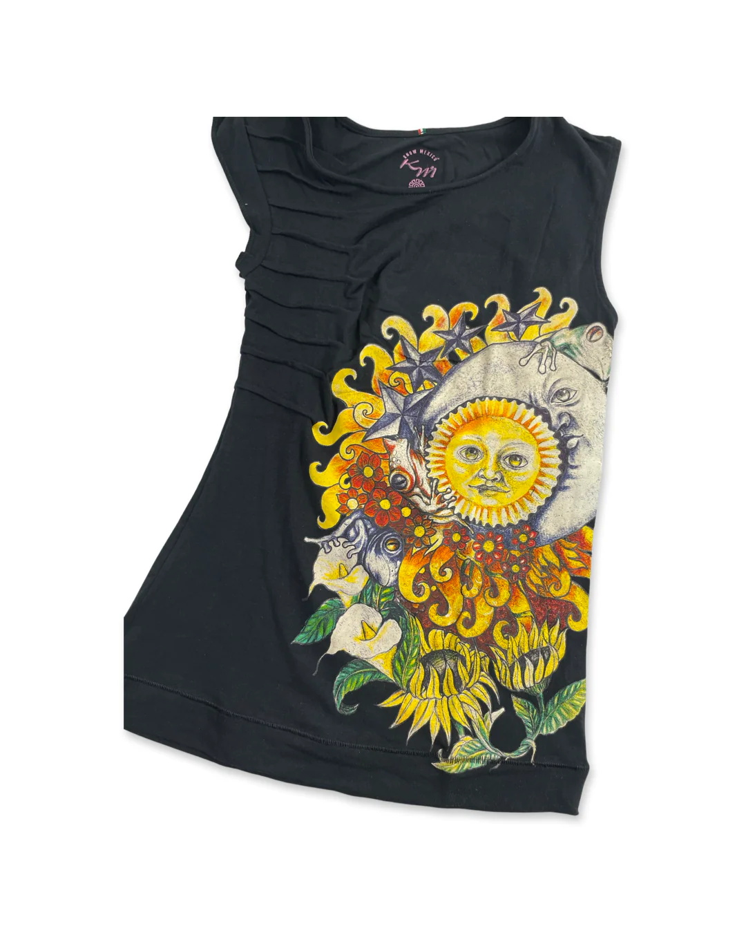 Sun and Moon Women's Top, Black - Image 2