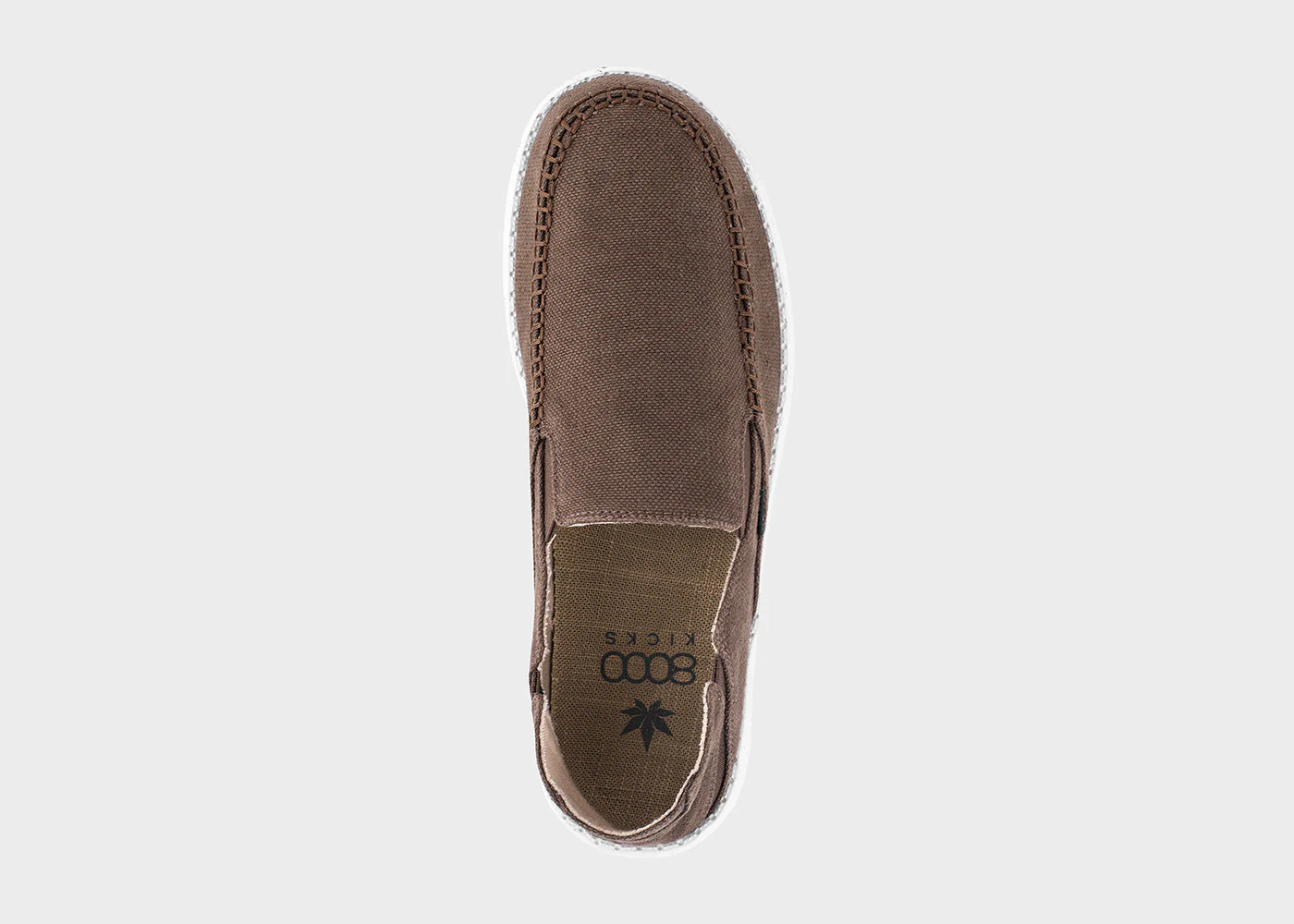 SunSlide Hemp Slip-on for Men in Dark Brown - Image 3