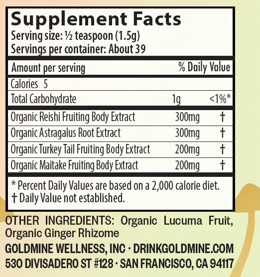 Supershroom Immunity Support by Goldmine Adaptogens - Image 6
