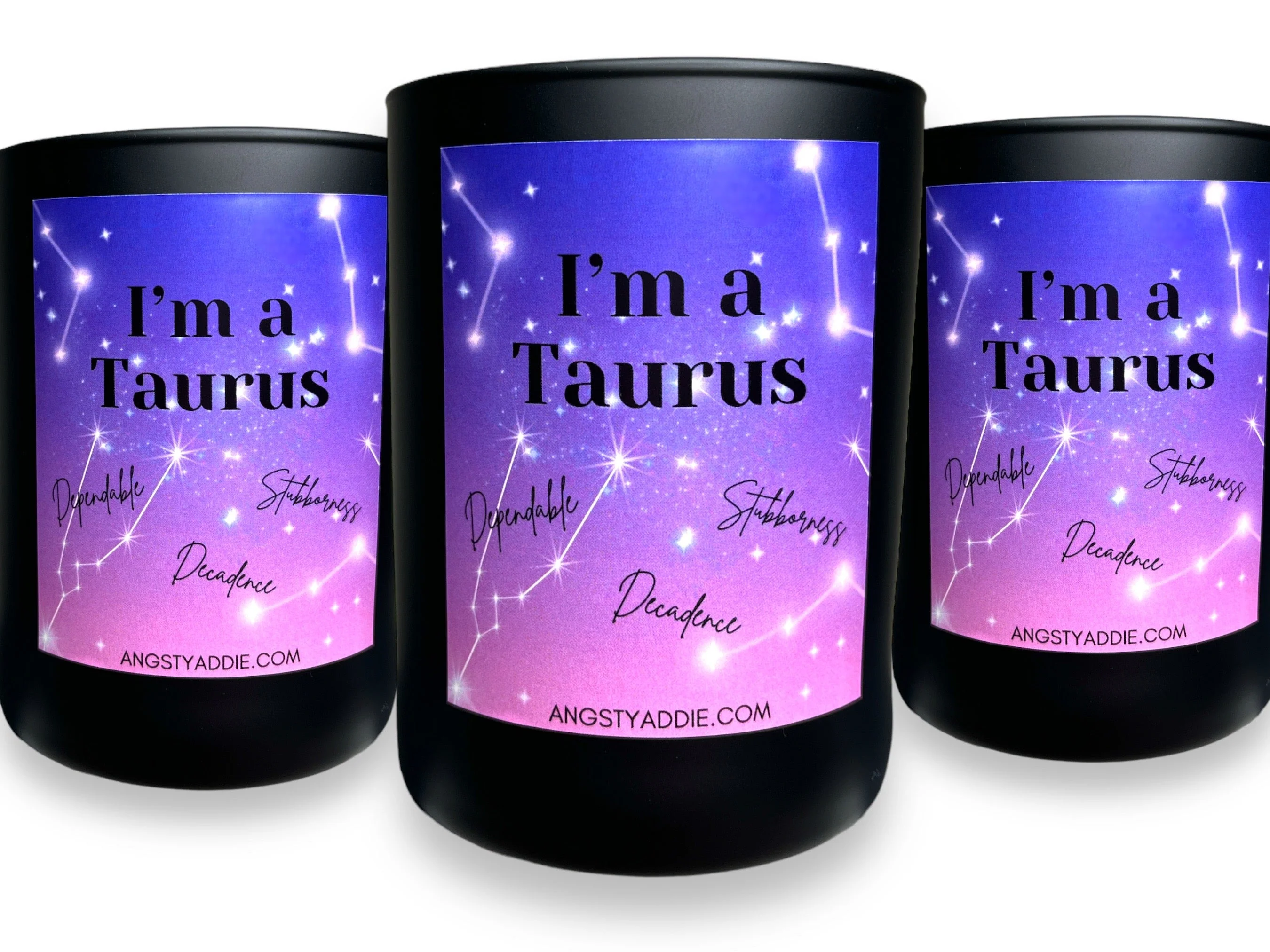 Taurus zodiac candle by Angsty Addie - Image 3