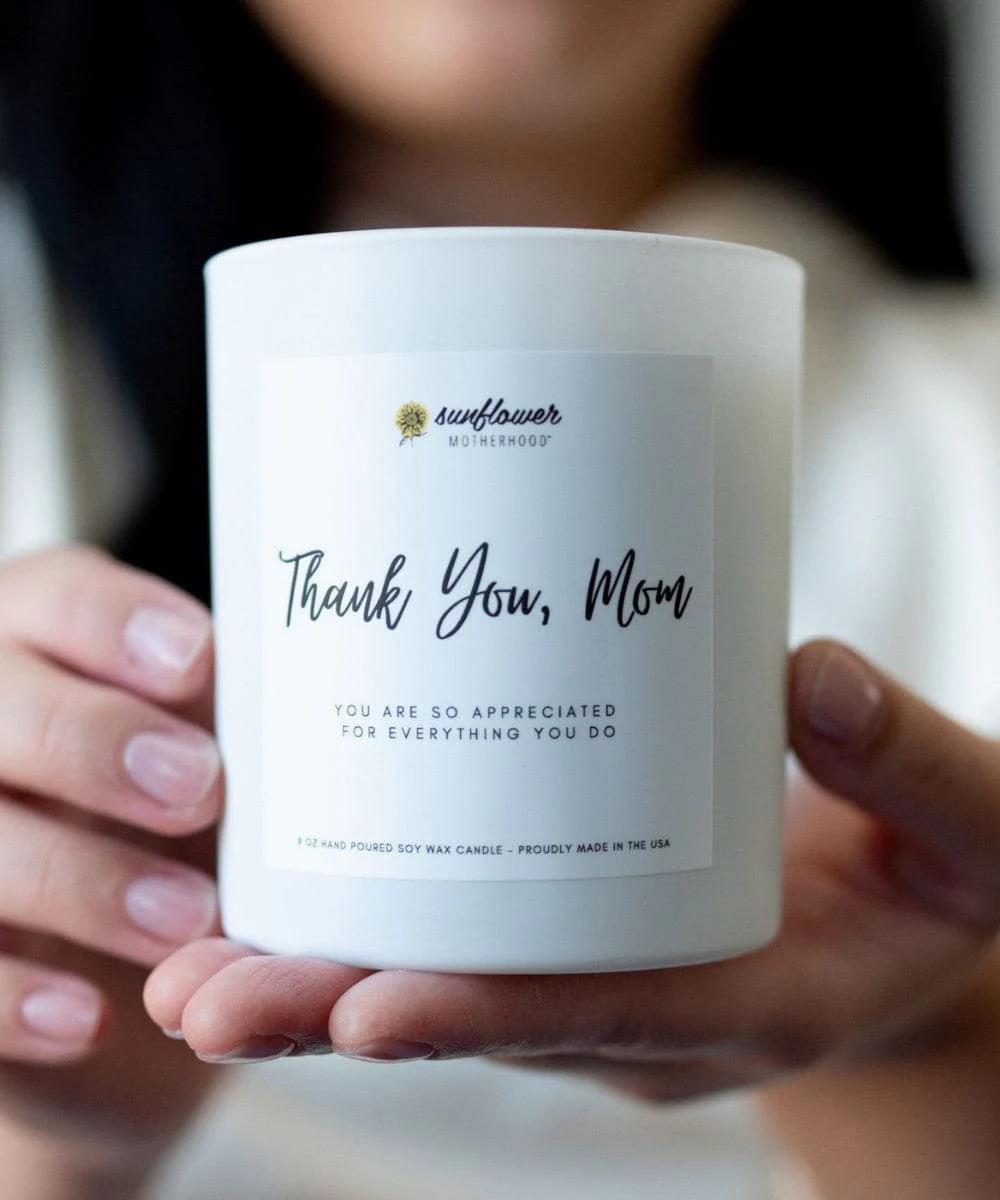 Thank You Mom Candle - Image 3