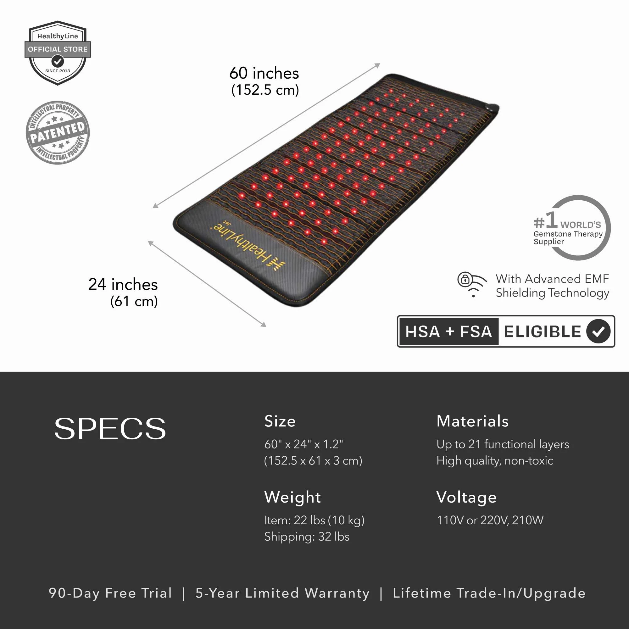 Jet Series | PEMF Infrared Heating Mats - Image 10