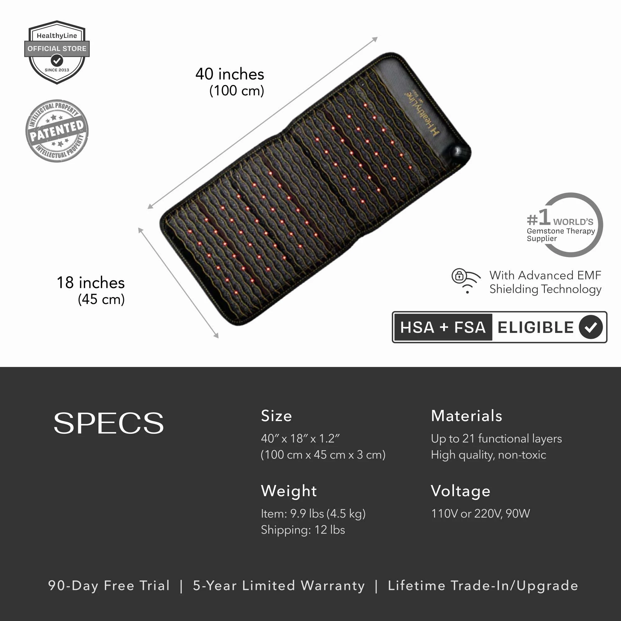 Jet Series | PEMF Infrared Heating Mats - Image 9
