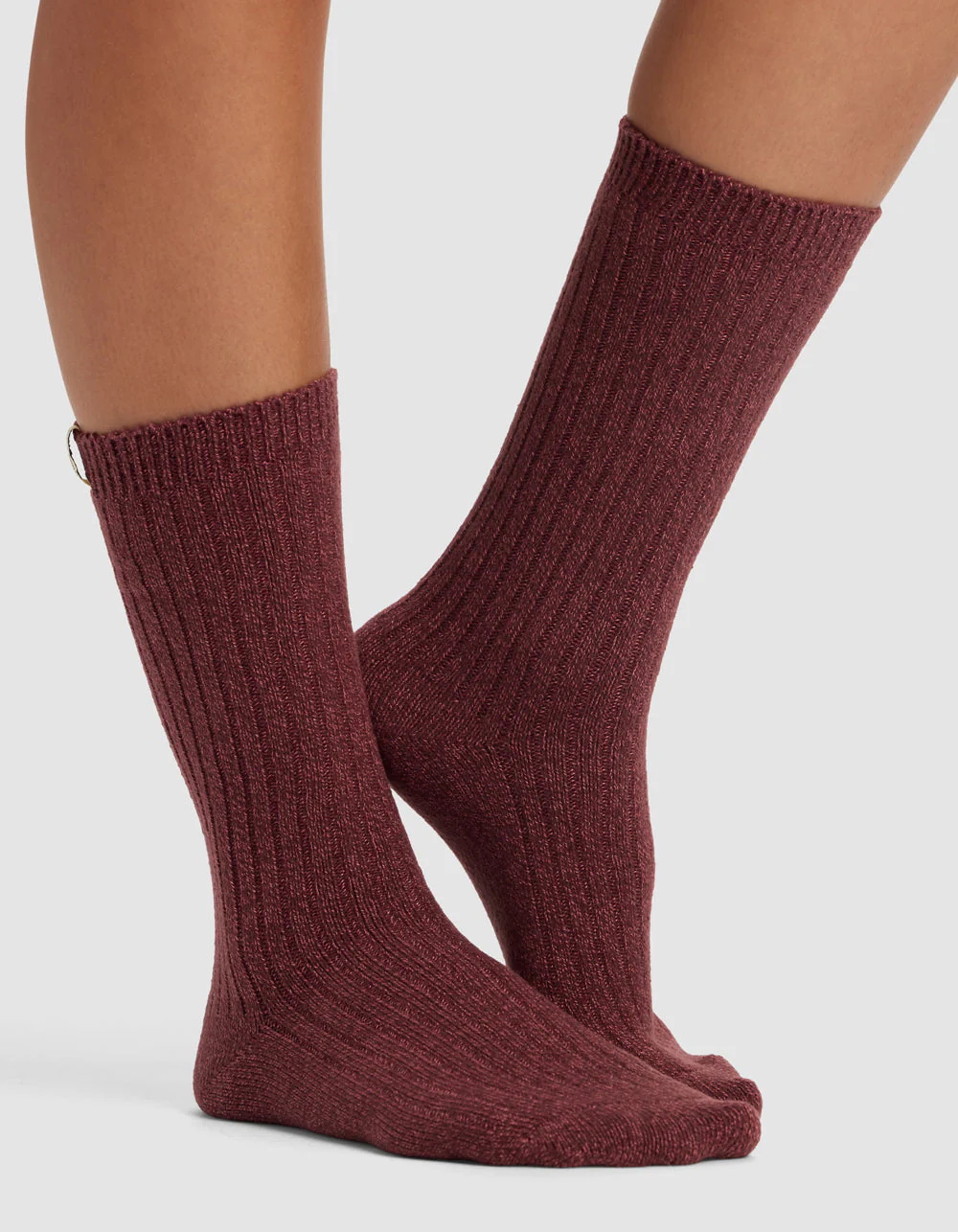 Women's Plush Lounge Calf Sock 3-Pack - Image 2