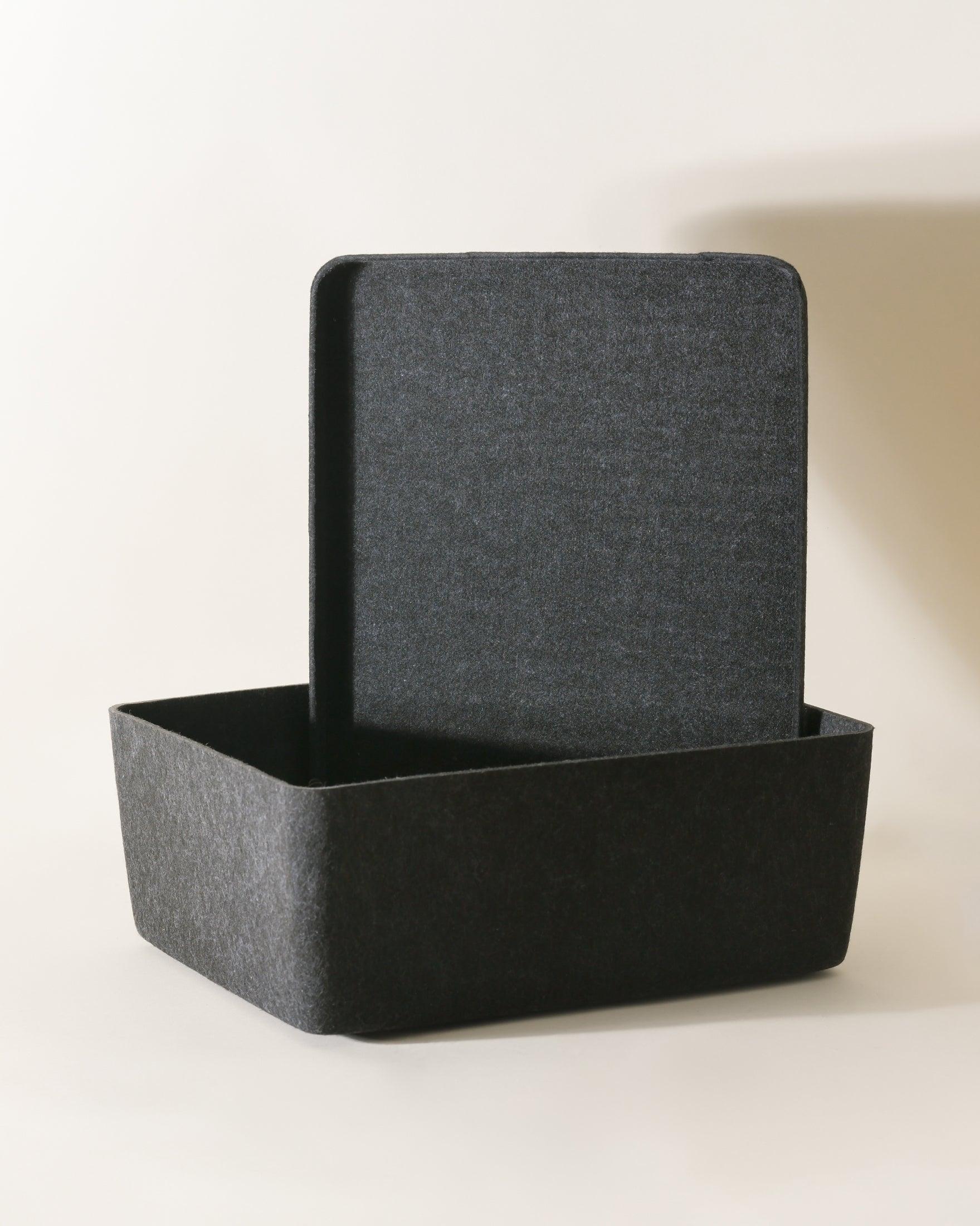 The Sculpted Bin - Large with Lid | Set of 3 - Image 7