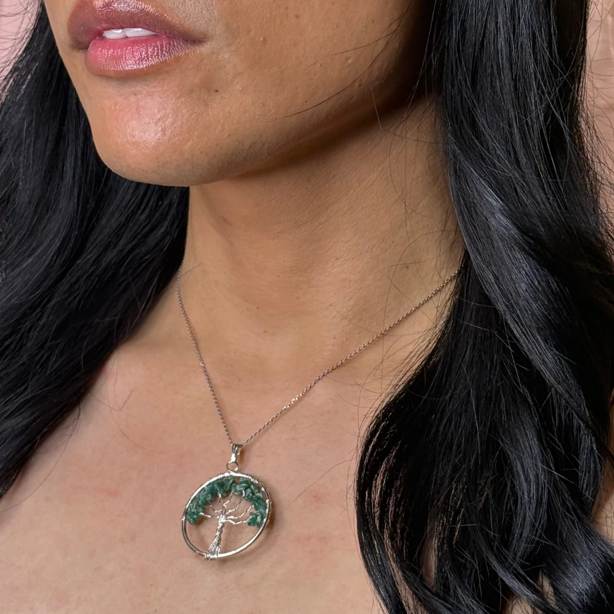 Tree of Life Gemstone Necklace - Image 2