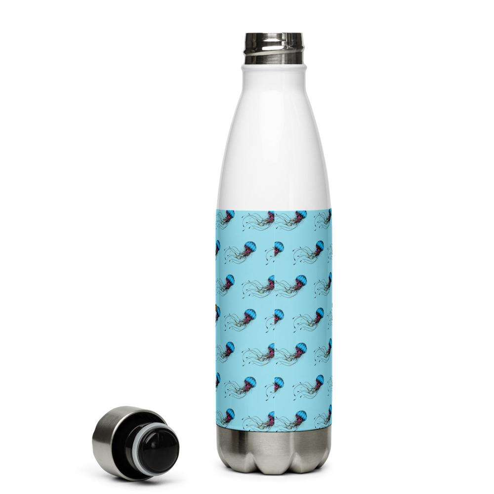 Tropical Seas Jellyfish Stainless Steel Water Bottle - Image 3