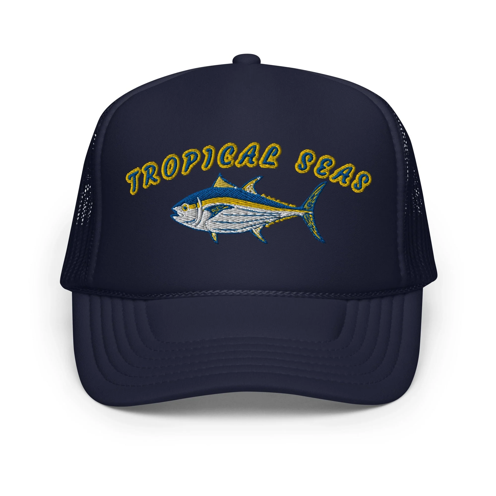 Tropical Seas Tuna Foam trucker hat - Image 5