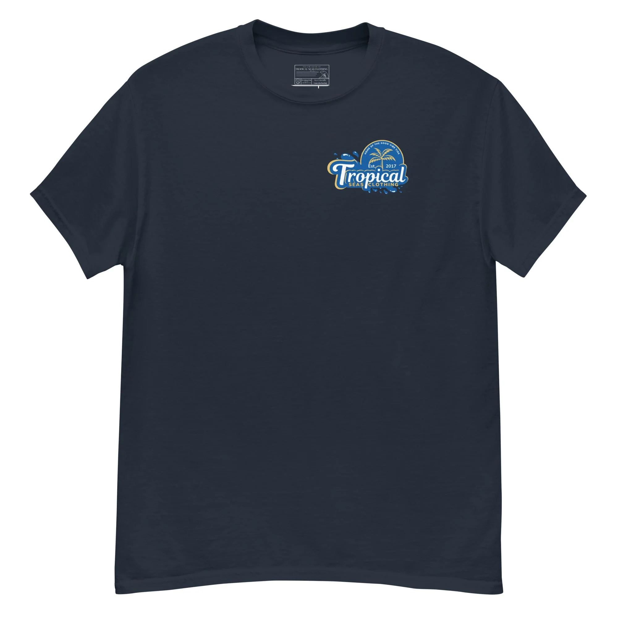 Tropical Tides Classic T-shirt : Ride the Waves of Fashion - Image 2