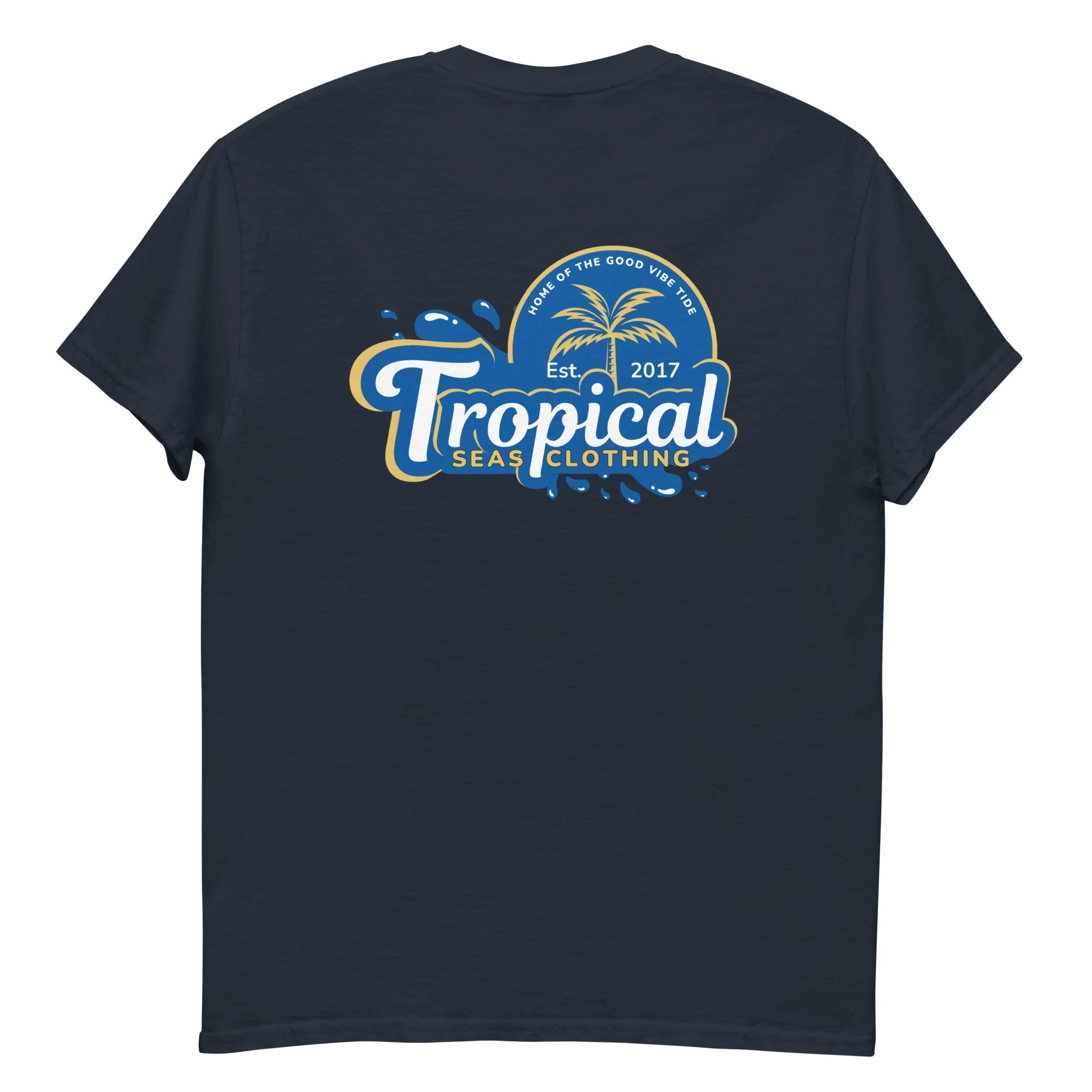 Tropical Tides Classic T-shirt : Ride the Waves of Fashion - Image 3