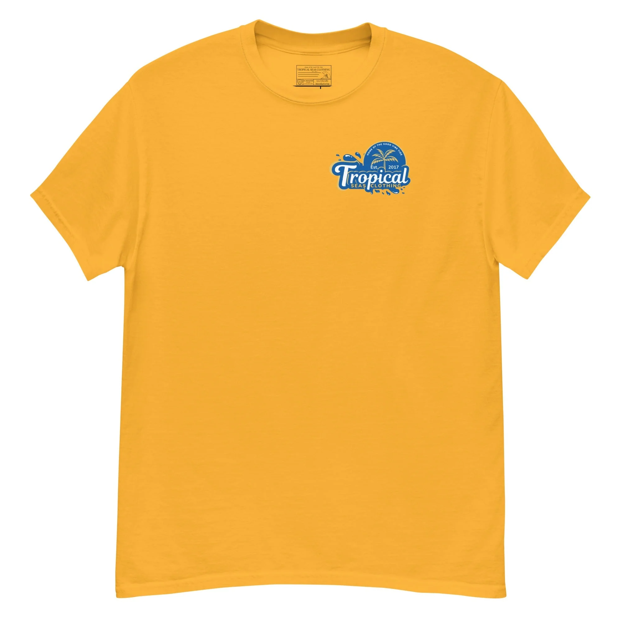 Tropical Tides Classic T-shirt : Ride the Waves of Fashion - Image 4