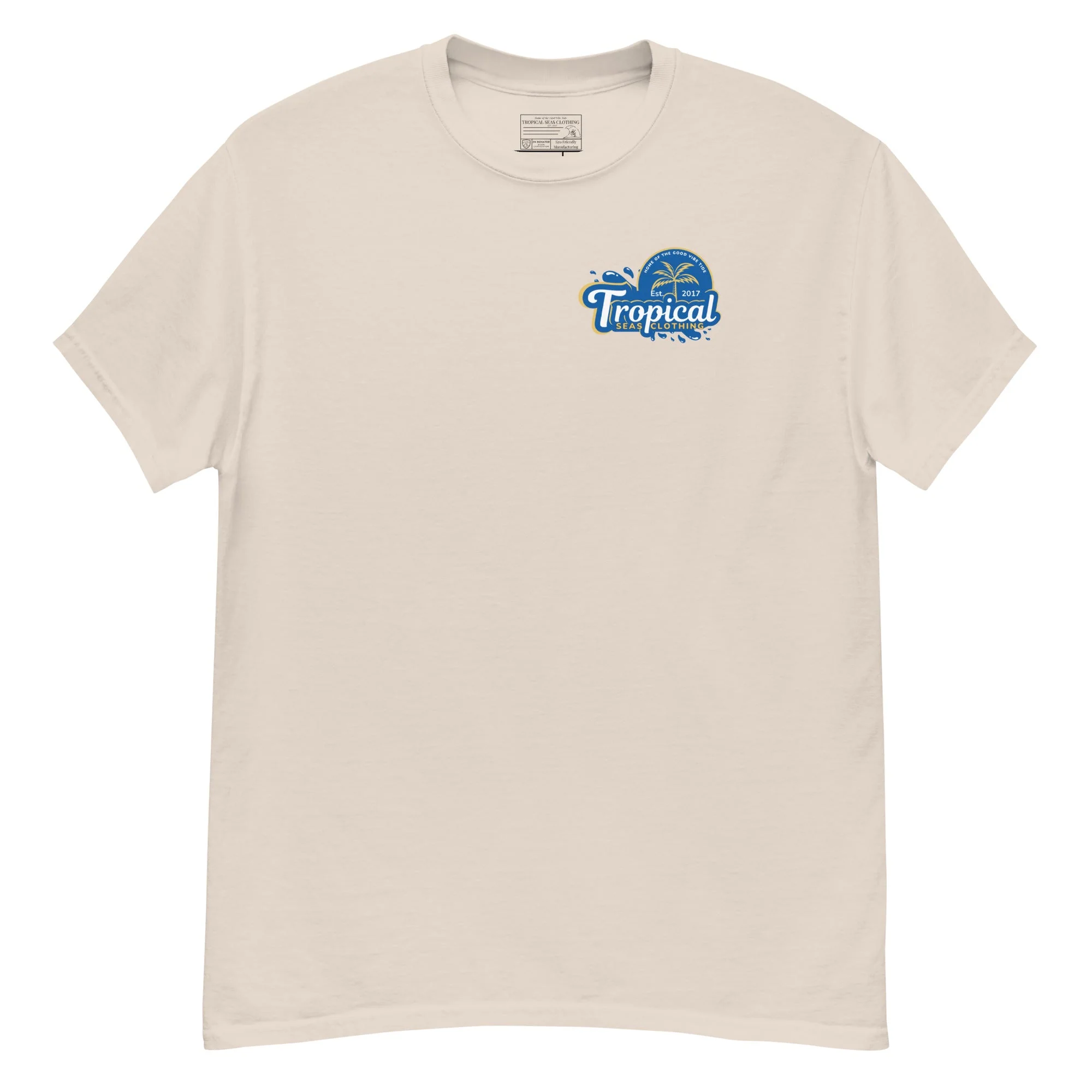Tropical Tides Classic T-shirt : Ride the Waves of Fashion - Image 5