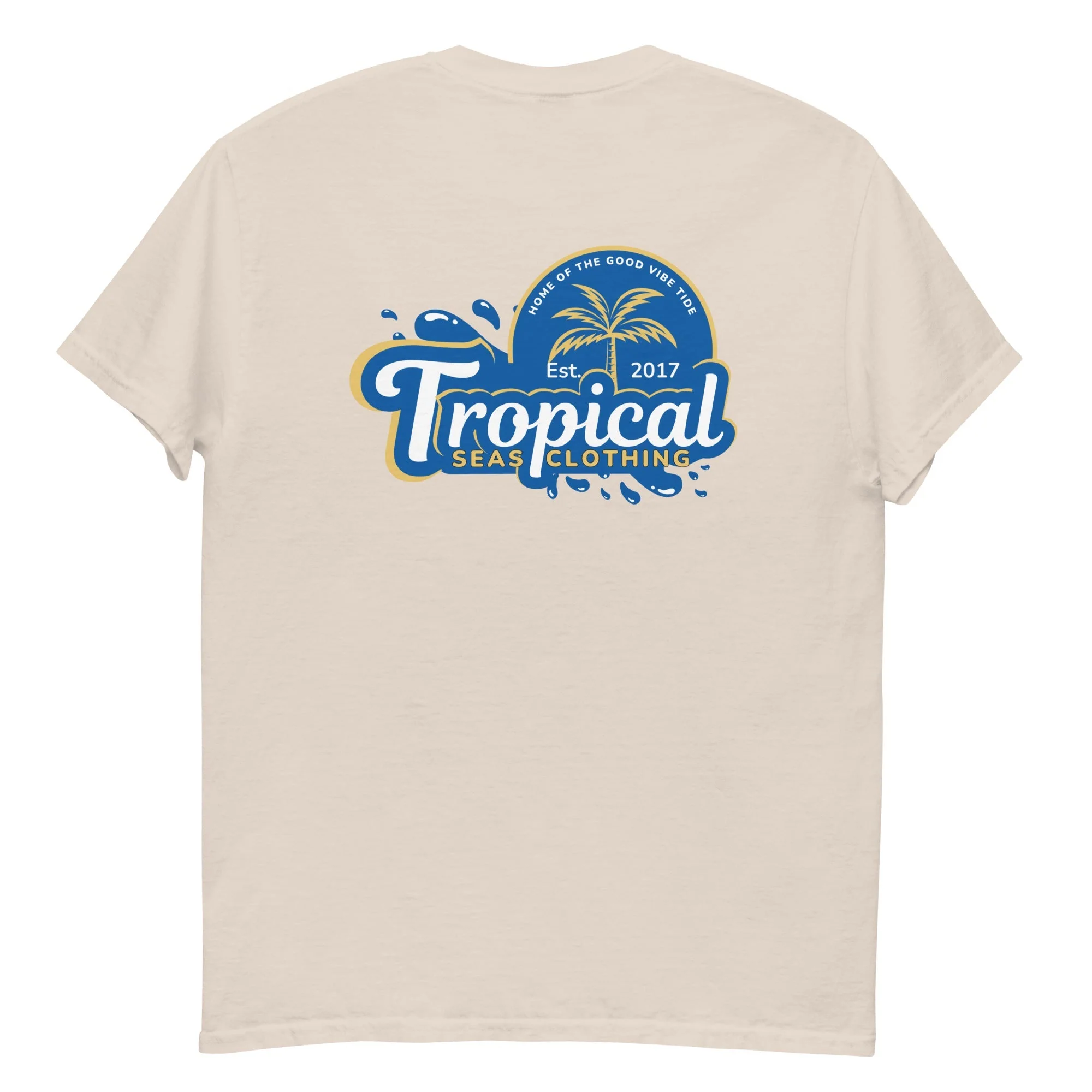 Tropical Tides Classic T-shirt : Ride the Waves of Fashion - Image 6