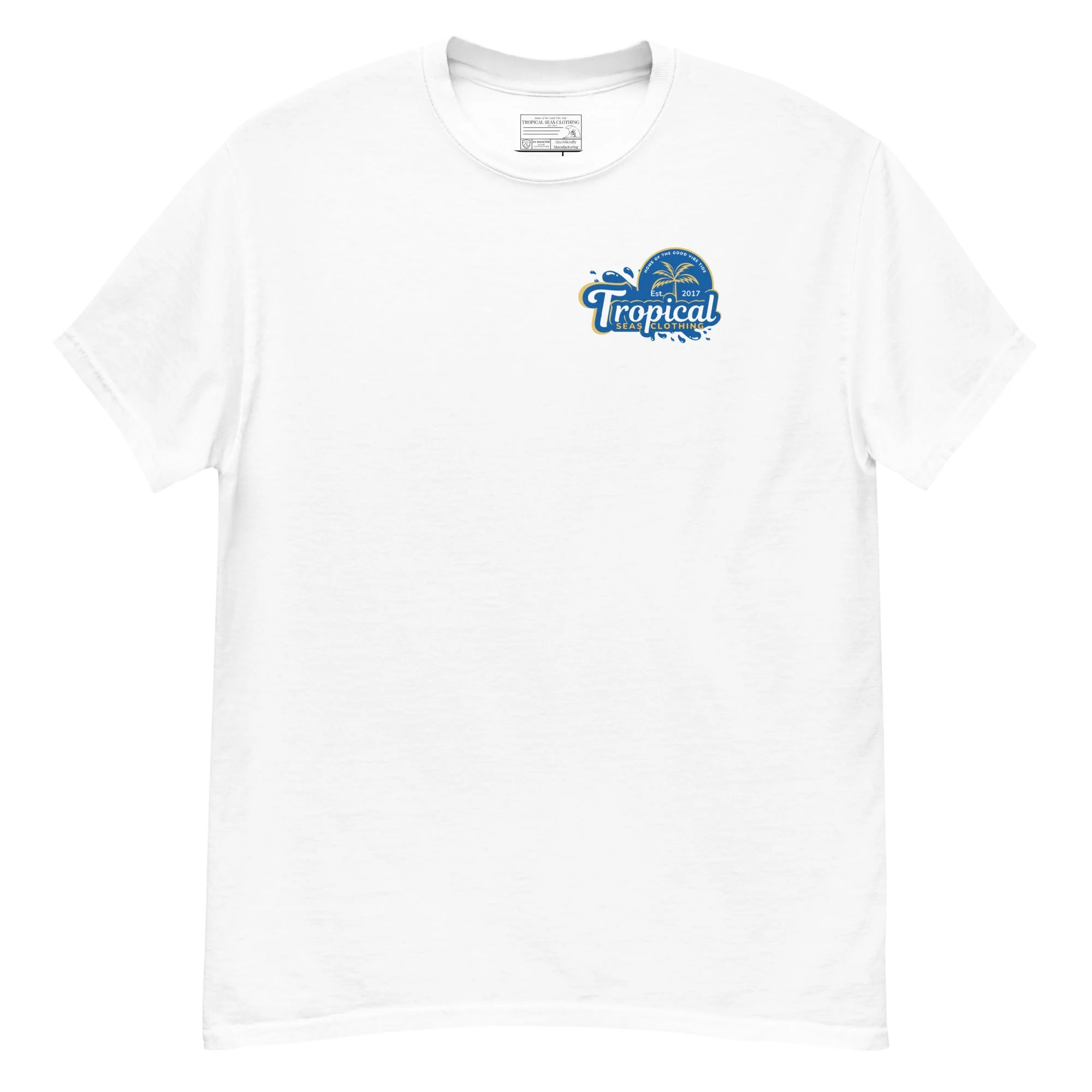 Tropical Tides Classic T-shirt : Ride the Waves of Fashion - Image 7