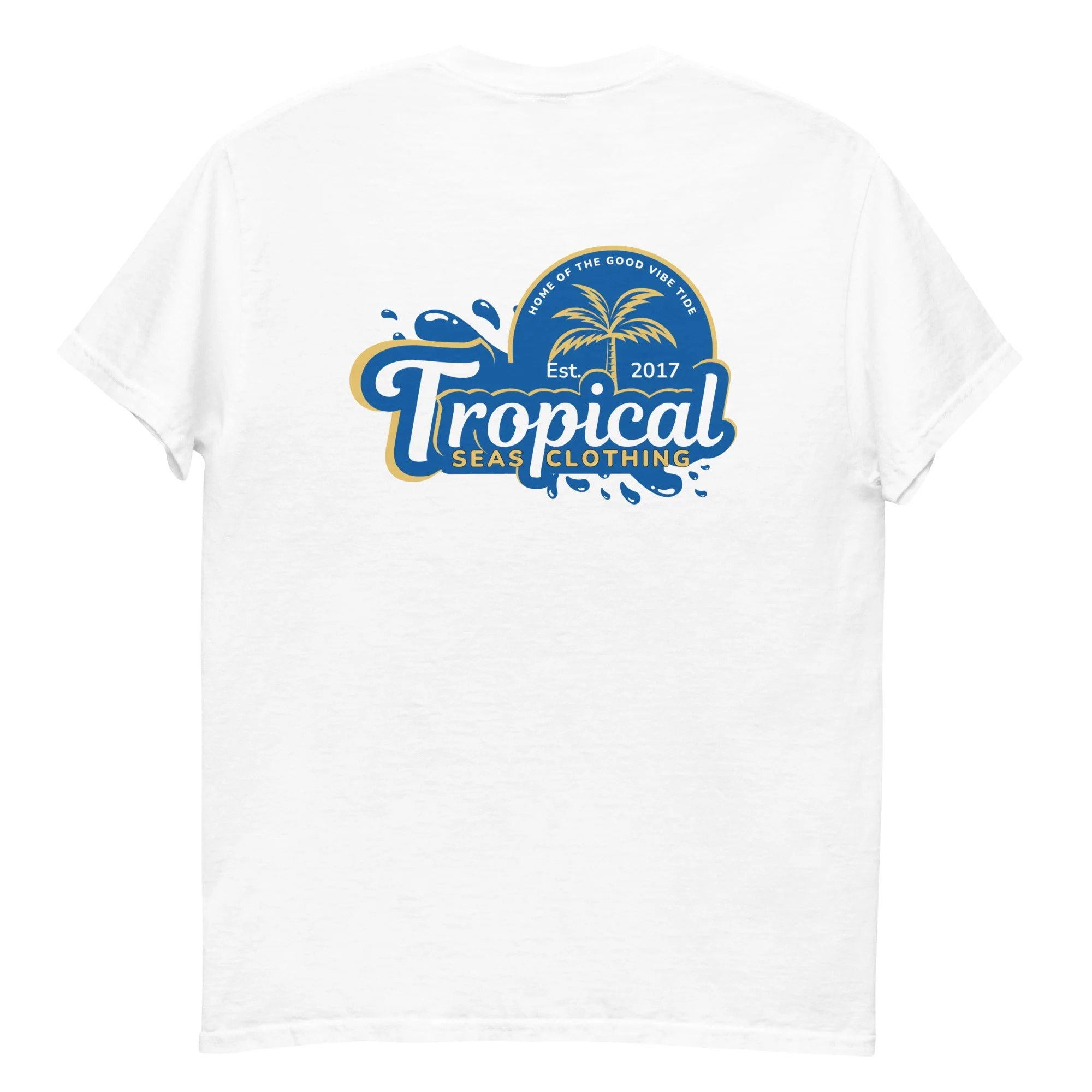 Tropical Tides Classic T-shirt : Ride the Waves of Fashion - Image 8