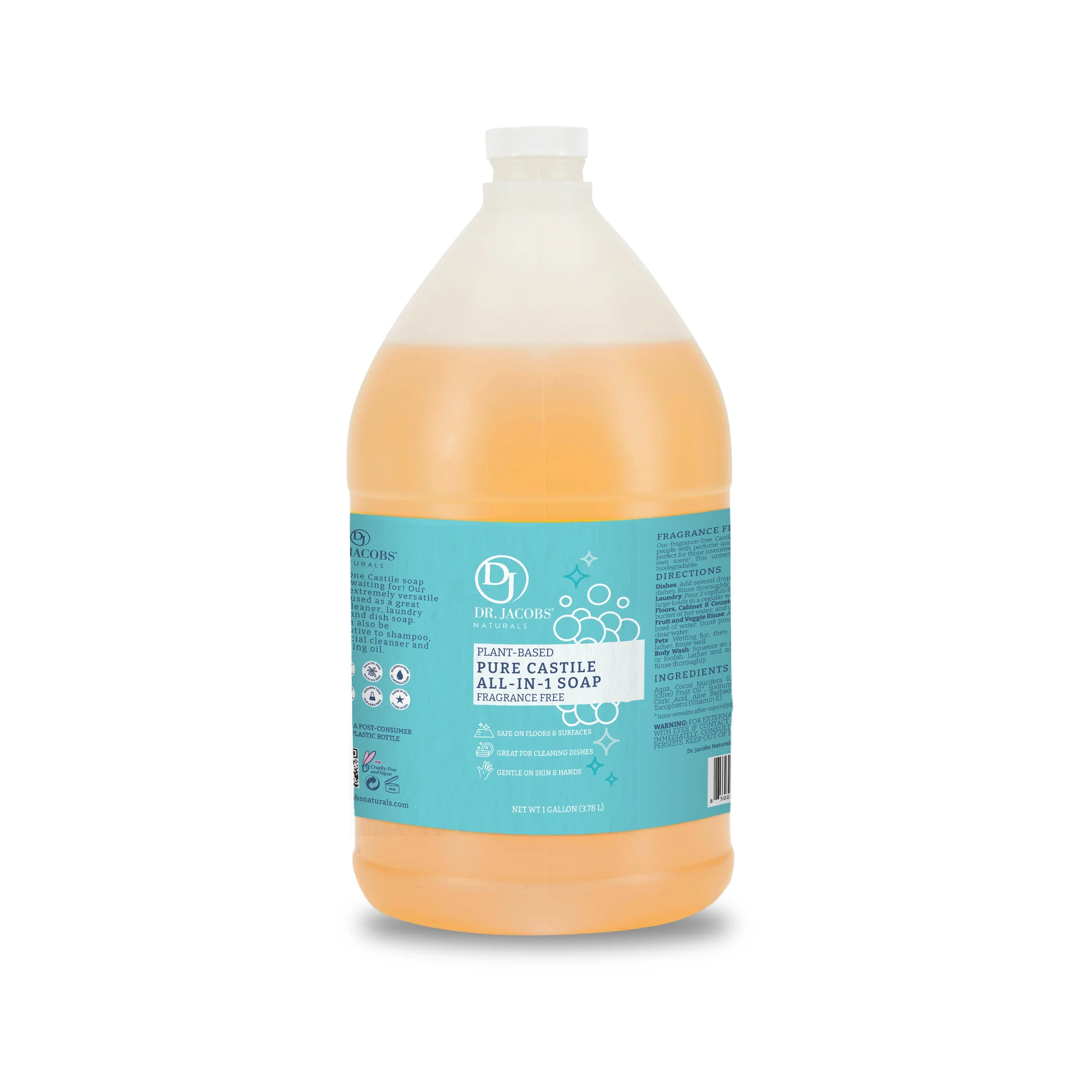 Unscented All in 1 Castile Soap by Dr. Jacobs Naturals - Image 8