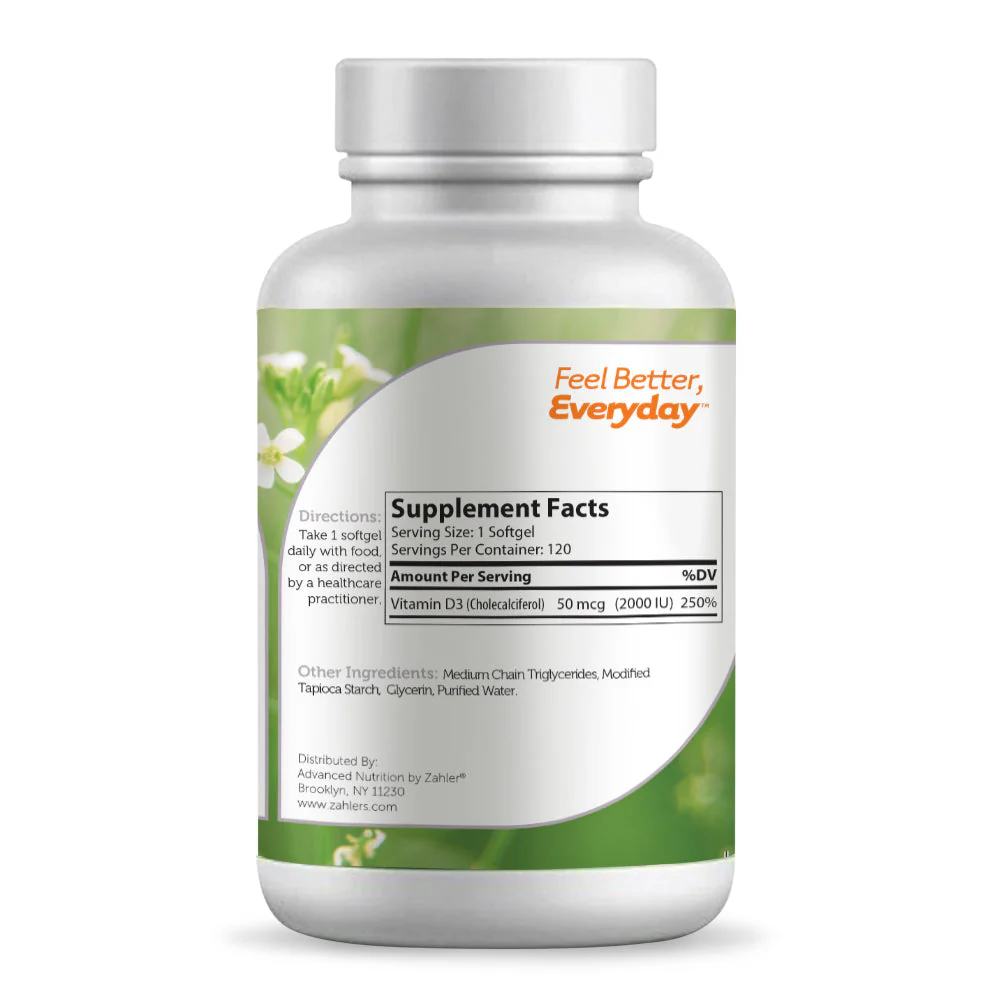 Vitamin D3 Softgels 2000 IU - Image 4
