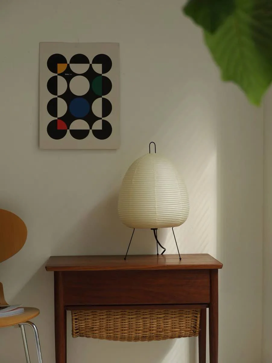 Wabi Sabi Table Lamp - Decorative Japanese Paper Lantern - Image 3