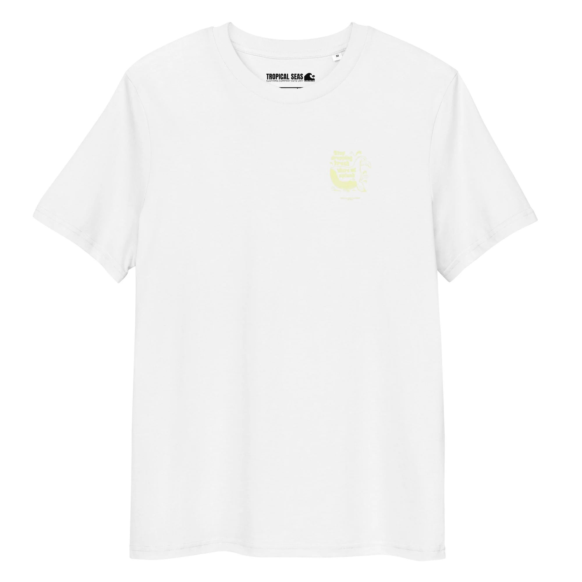 Whale Trash Splash organic cotton t-shirt - Image 5