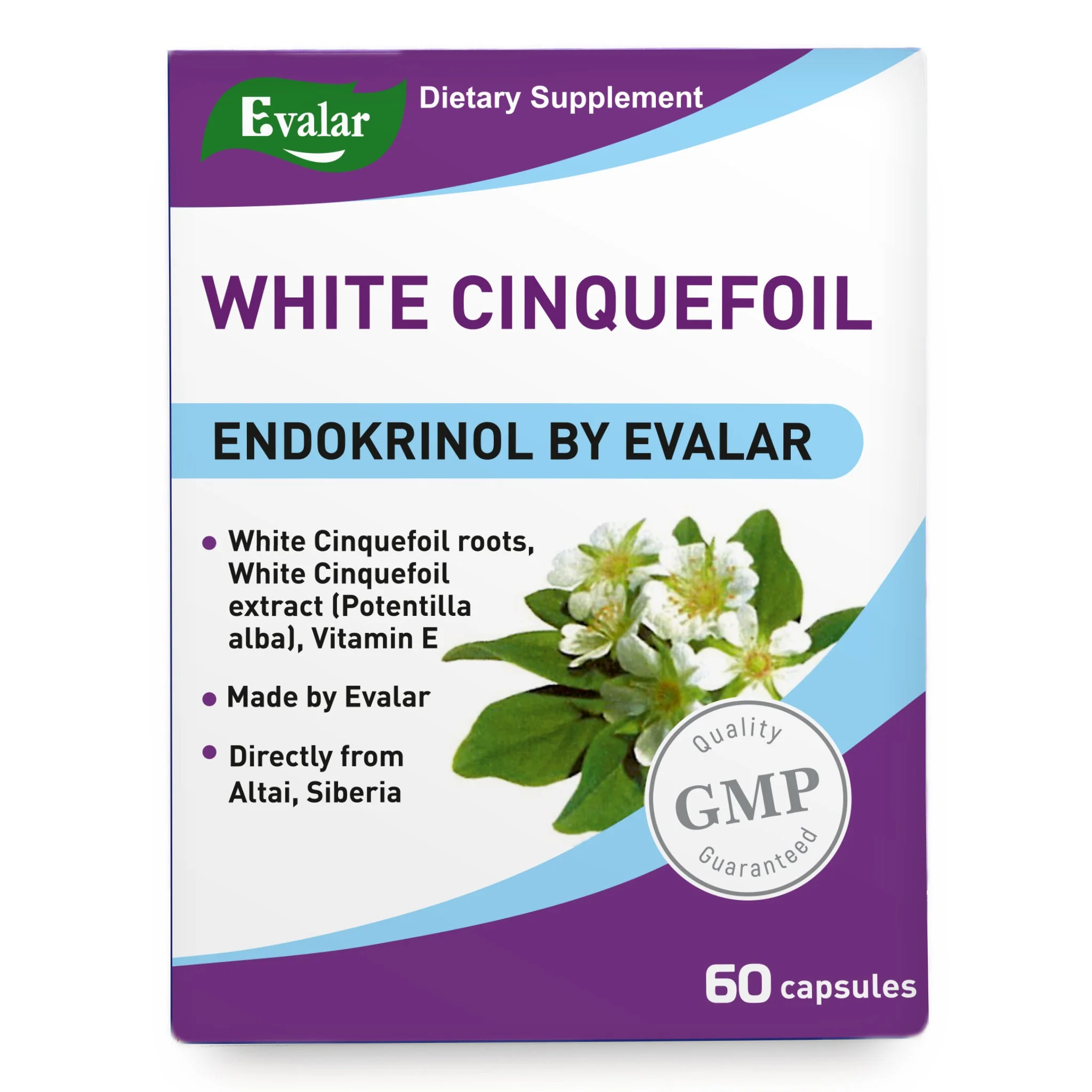 White Cinquefoil Herb by Evalar 60 Caps - Image 7